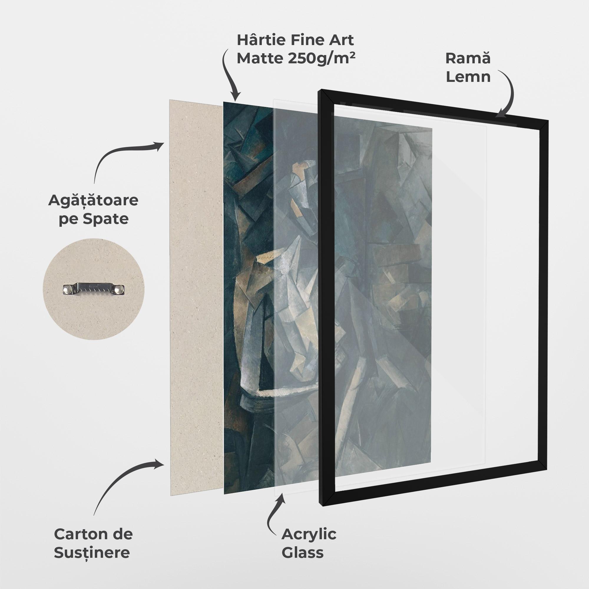 Poster Înrămat Dans Un Fauteuil mockup 1