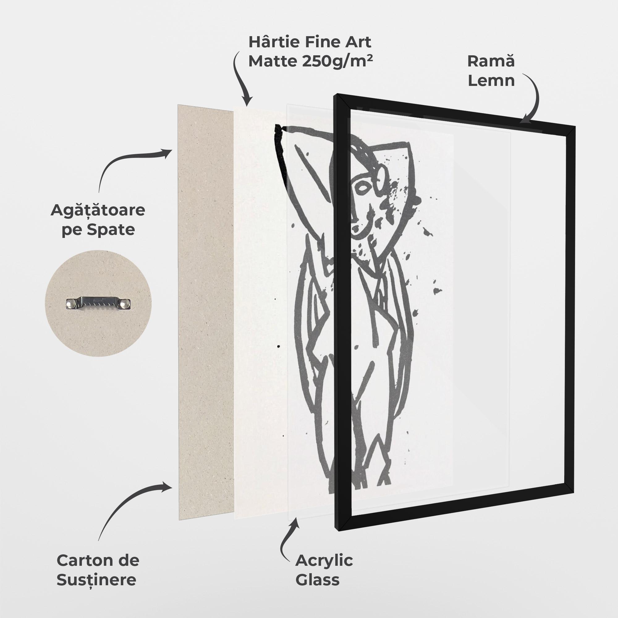 Poster Înrămat Nude mockup 1