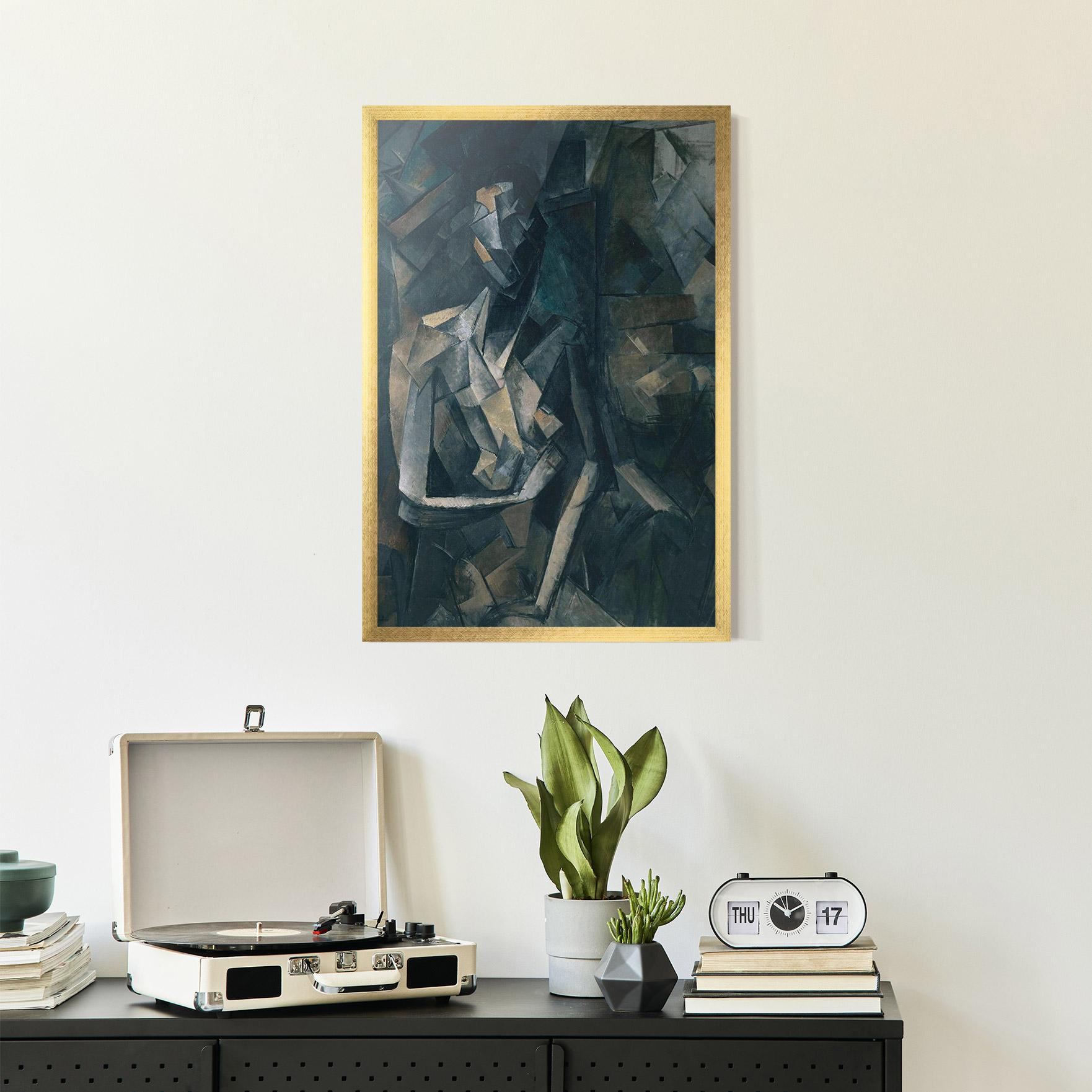 Poster Înrămat Dans Un Fauteuil mockup 2