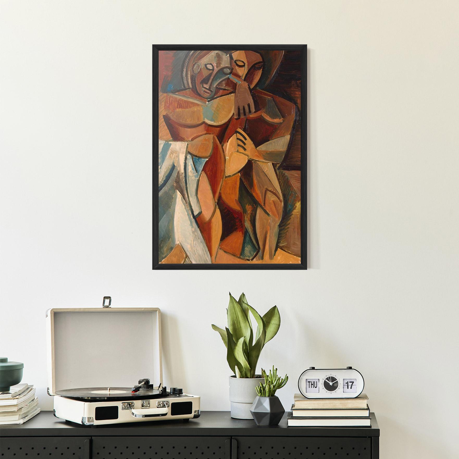 Poster Înrămat Friendship Two Nudes mockup 2