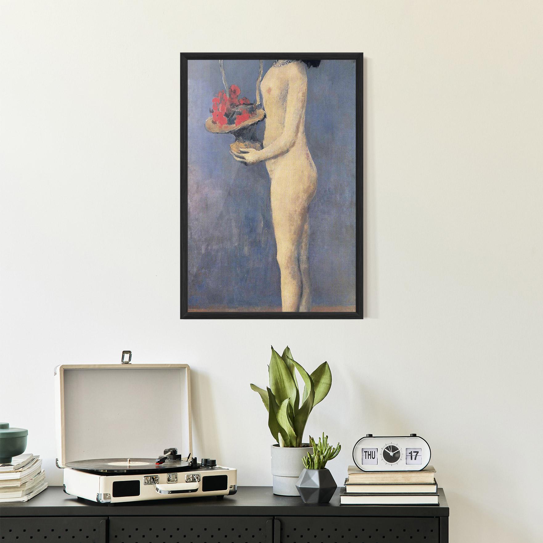 Poster Înrămat Le Panier Fleuri mockup 2