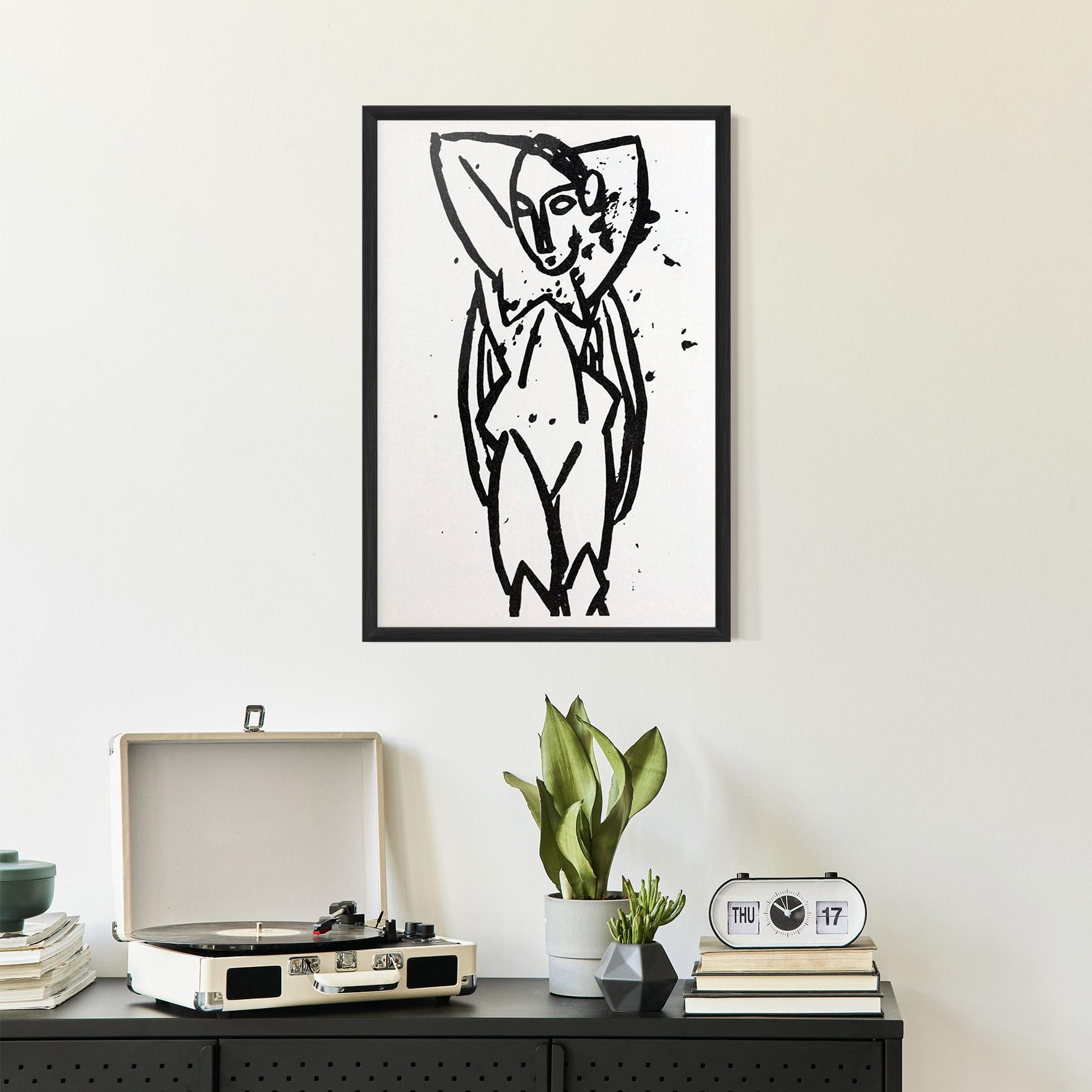 Poster Înrămat Nude mockup 2