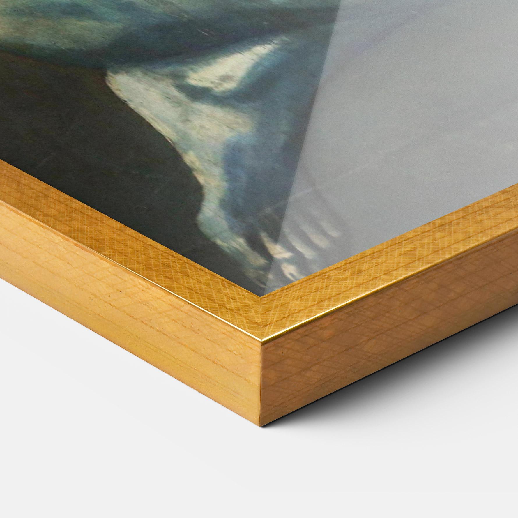 Poster Înrămat Old Guitarist mockup 3