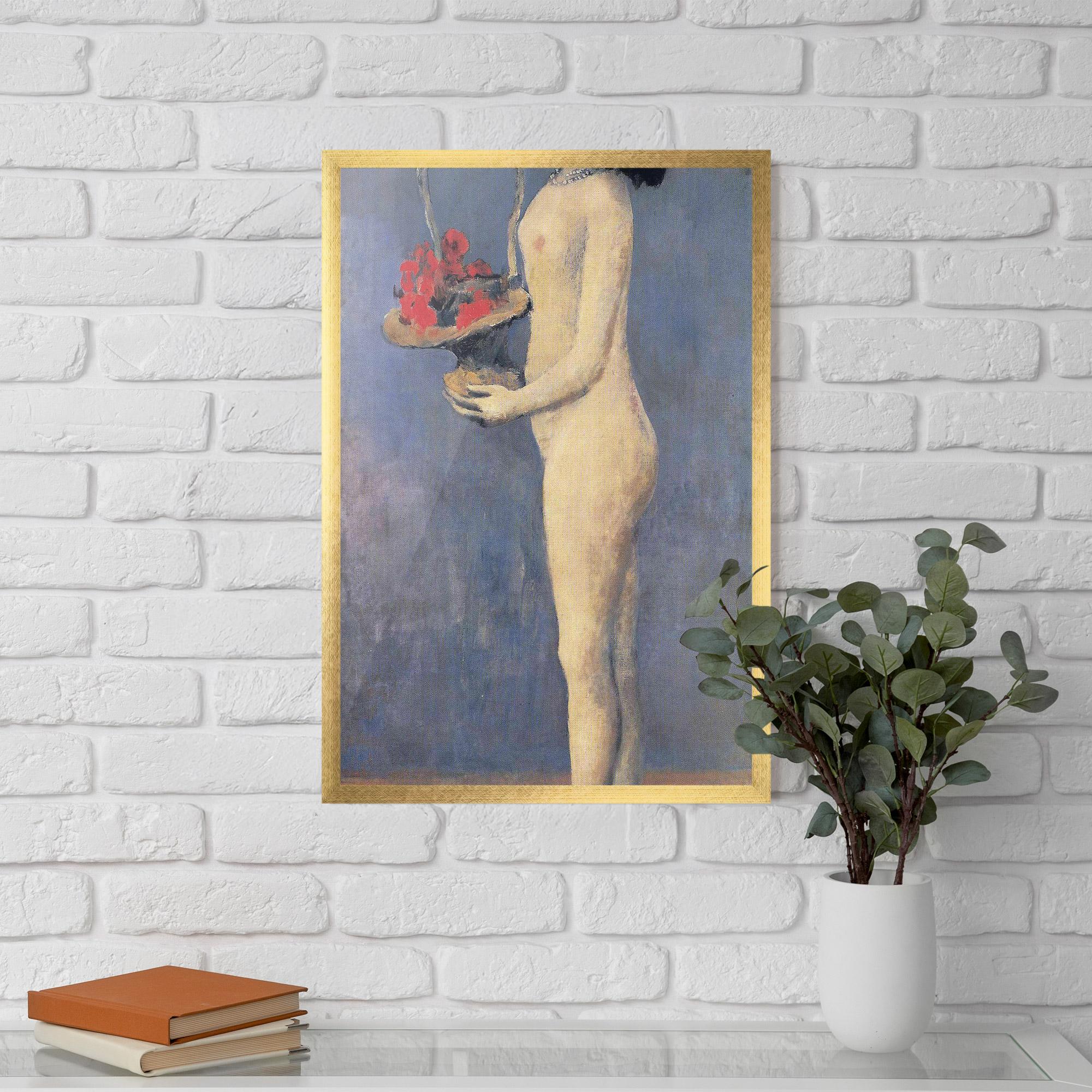 Poster Înrămat Le Panier Fleuri mockup 5