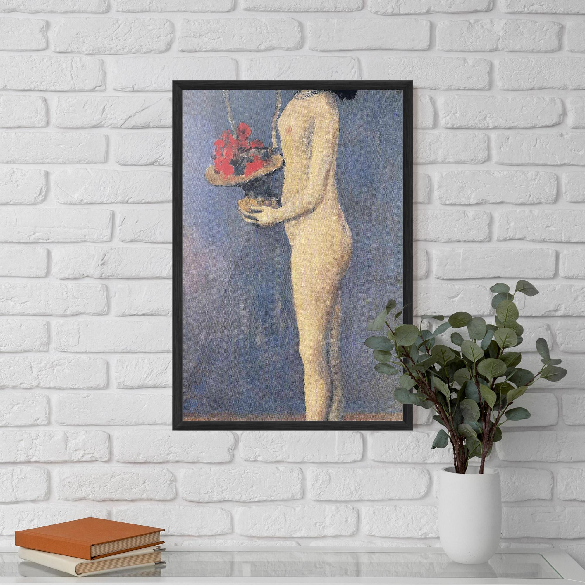 Poster Înrămat Le Panier Fleuri mockup 5