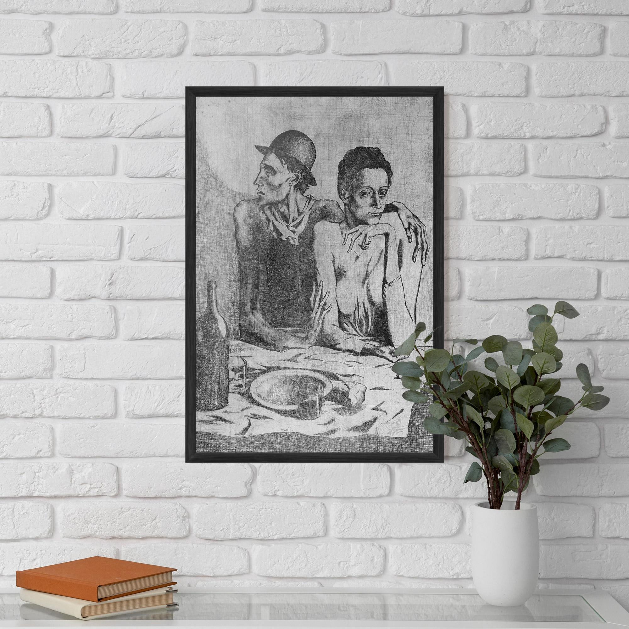 Poster Înrămat The Frugal Repast mockup 5