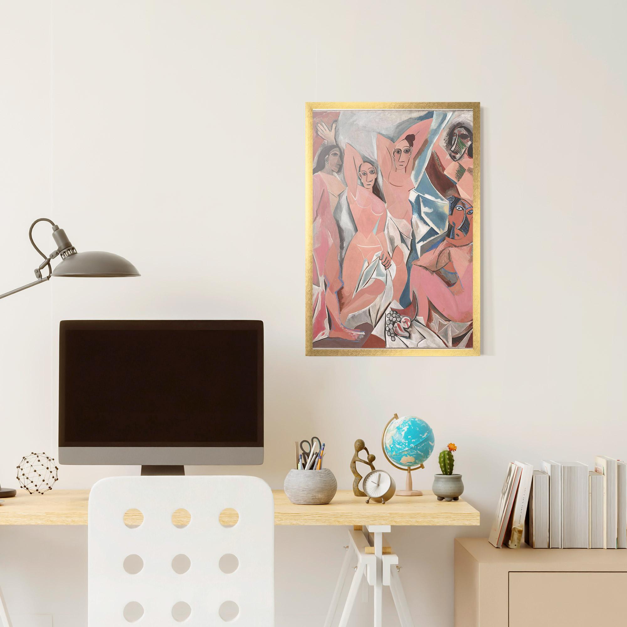 Poster Înrămat Les Demoiselles mockup 6