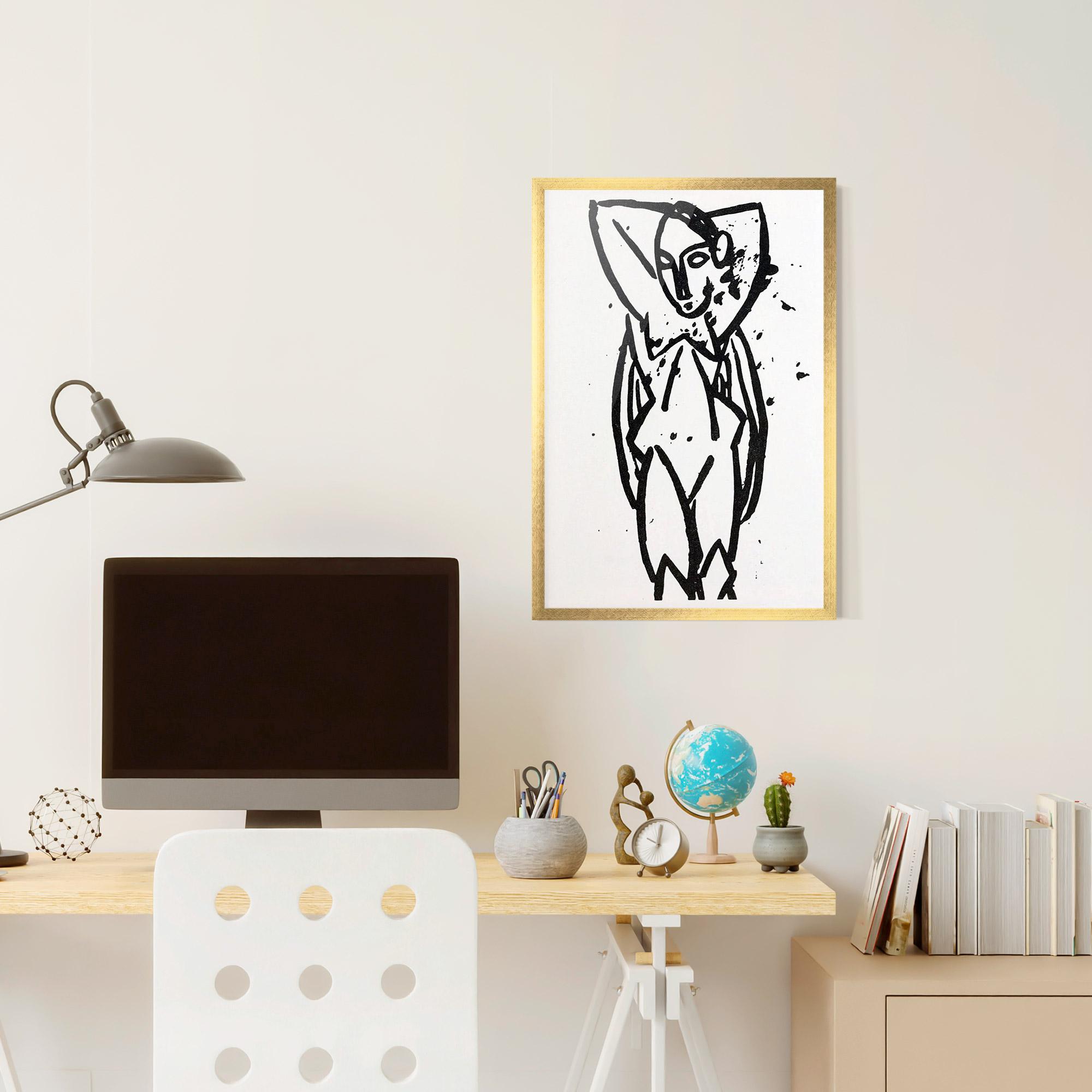 Poster Înrămat Nude mockup 6