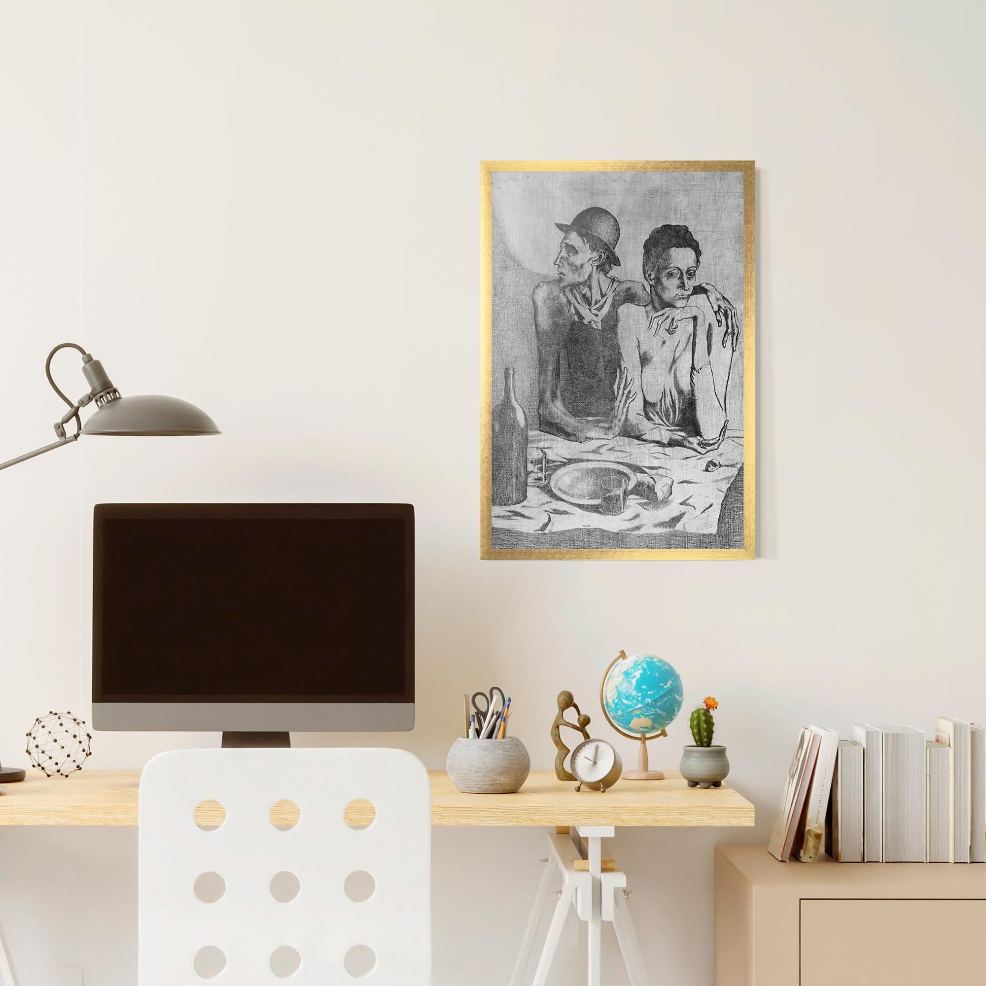 Poster Înrămat The Frugal Repast mockup 6