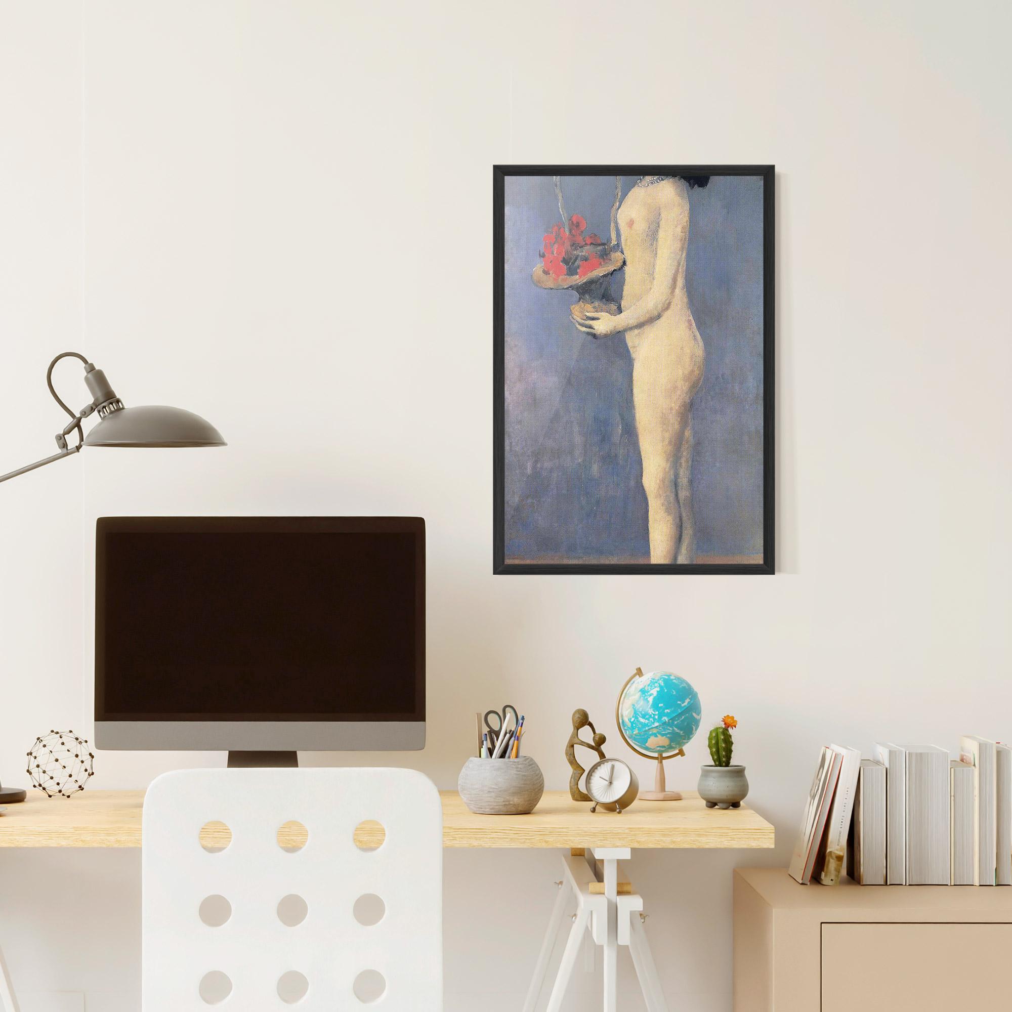 Poster Înrămat Le Panier Fleuri mockup 6