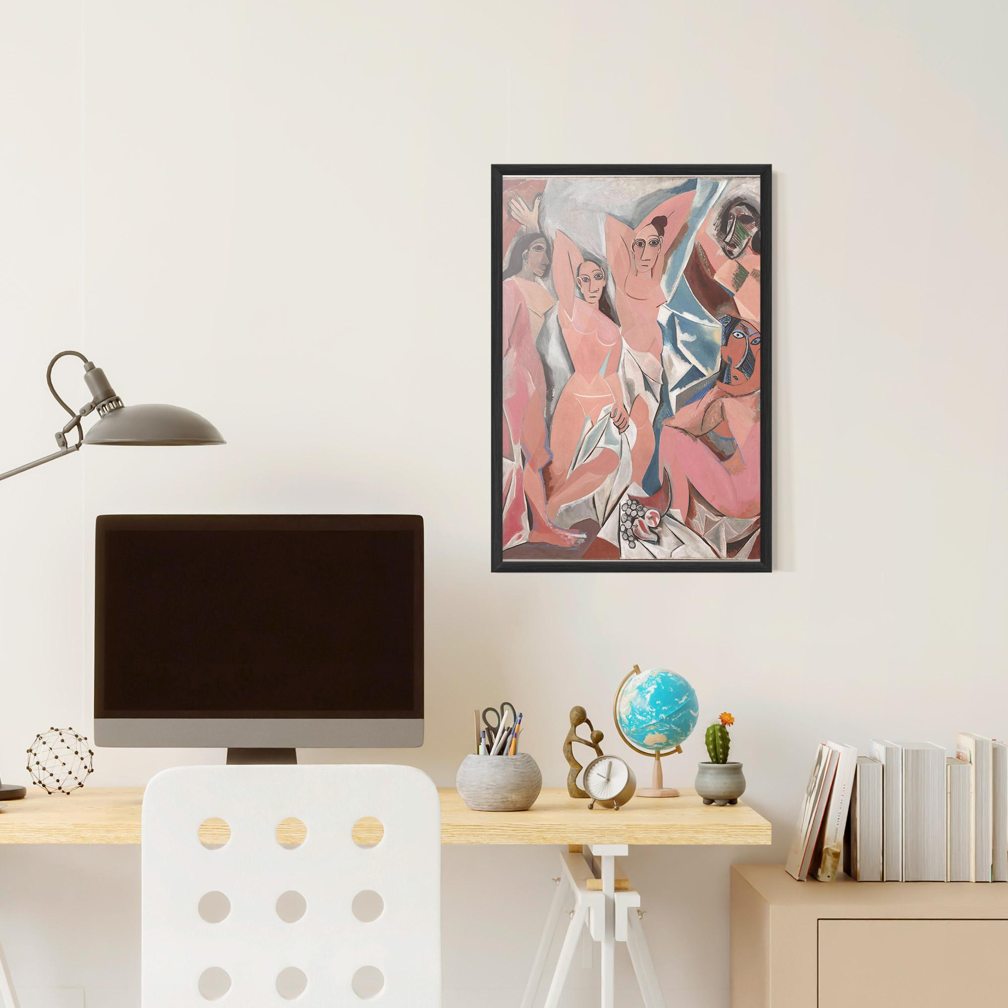 Poster Înrămat Les Demoiselles mockup 6