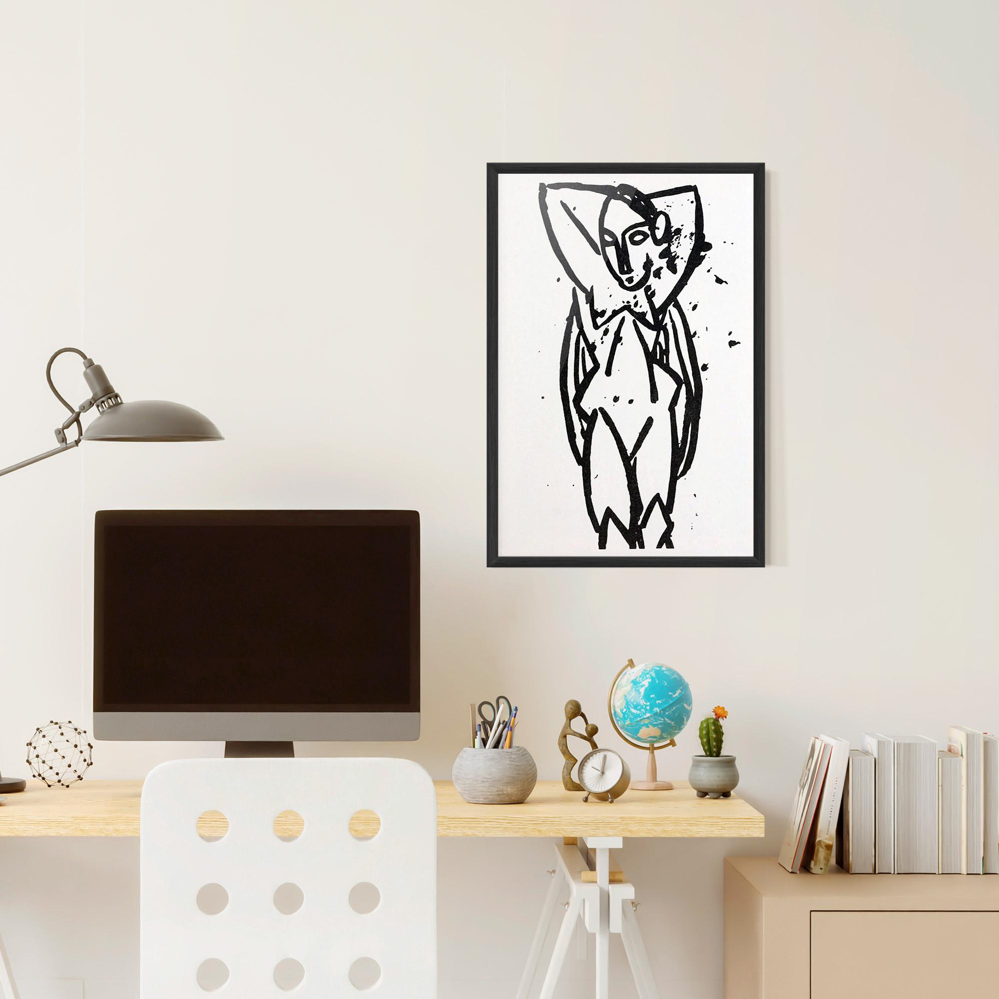 Poster Înrămat Nude mockup 6