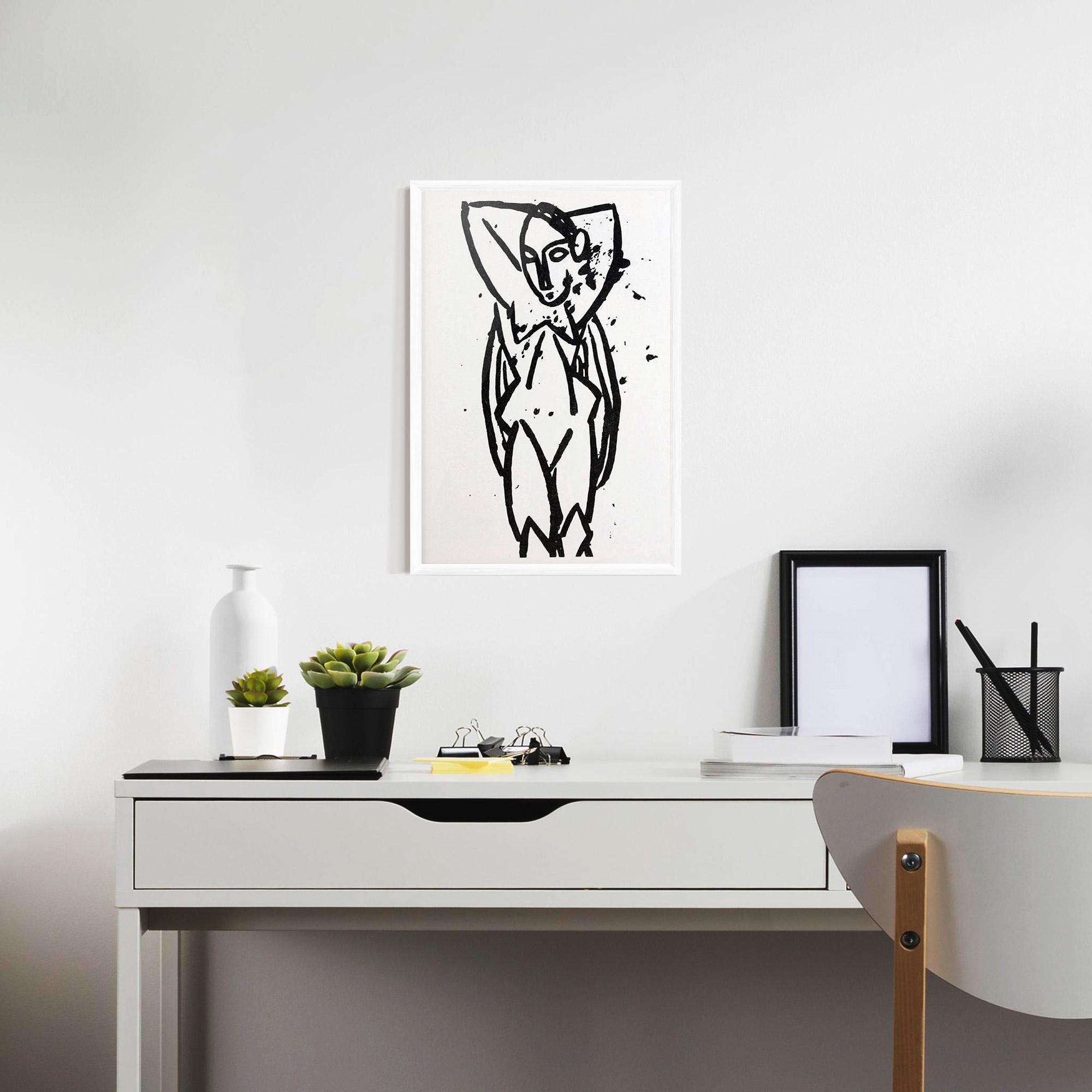 Poster Înrămat Nude mockup 7