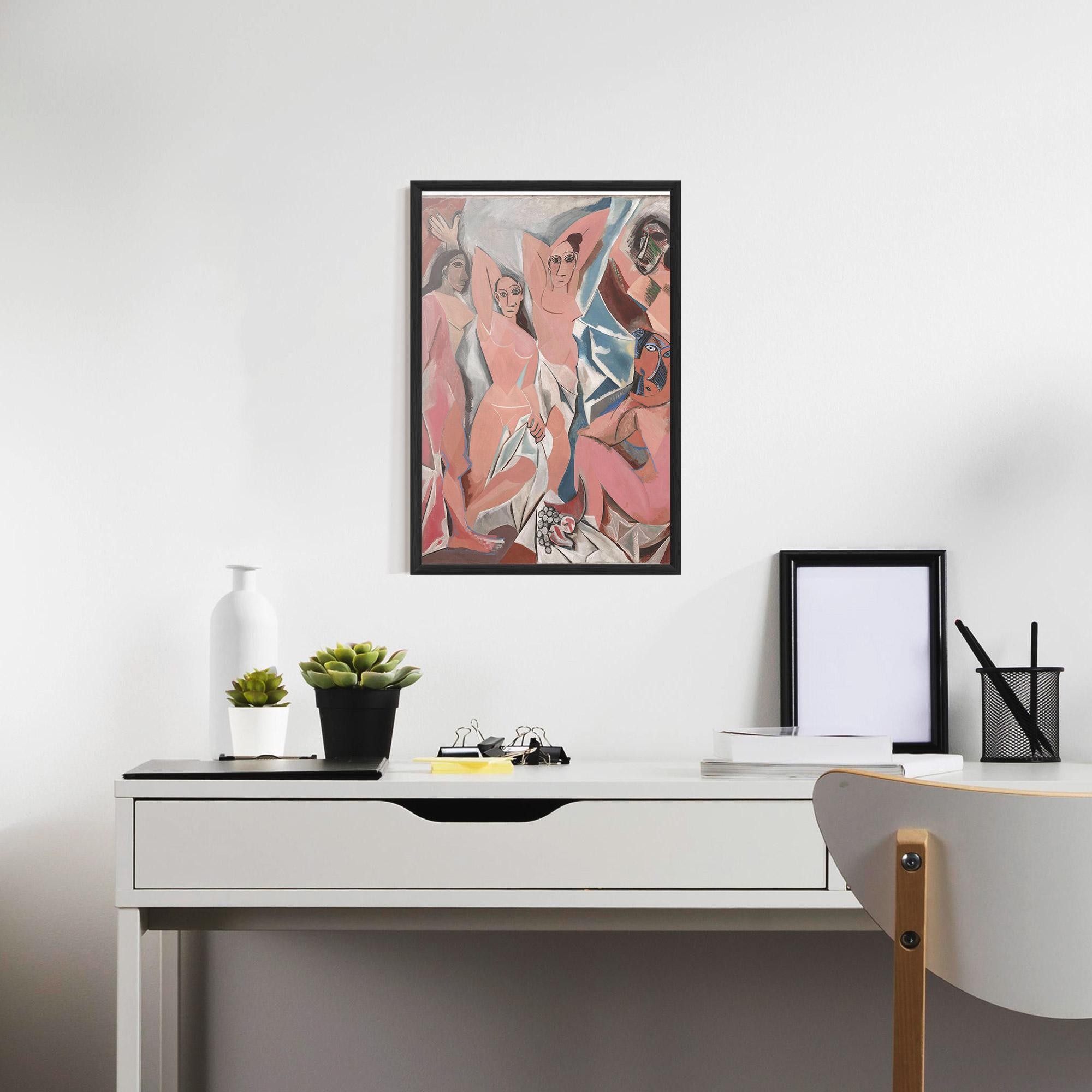 Poster Înrămat Les Demoiselles mockup 7