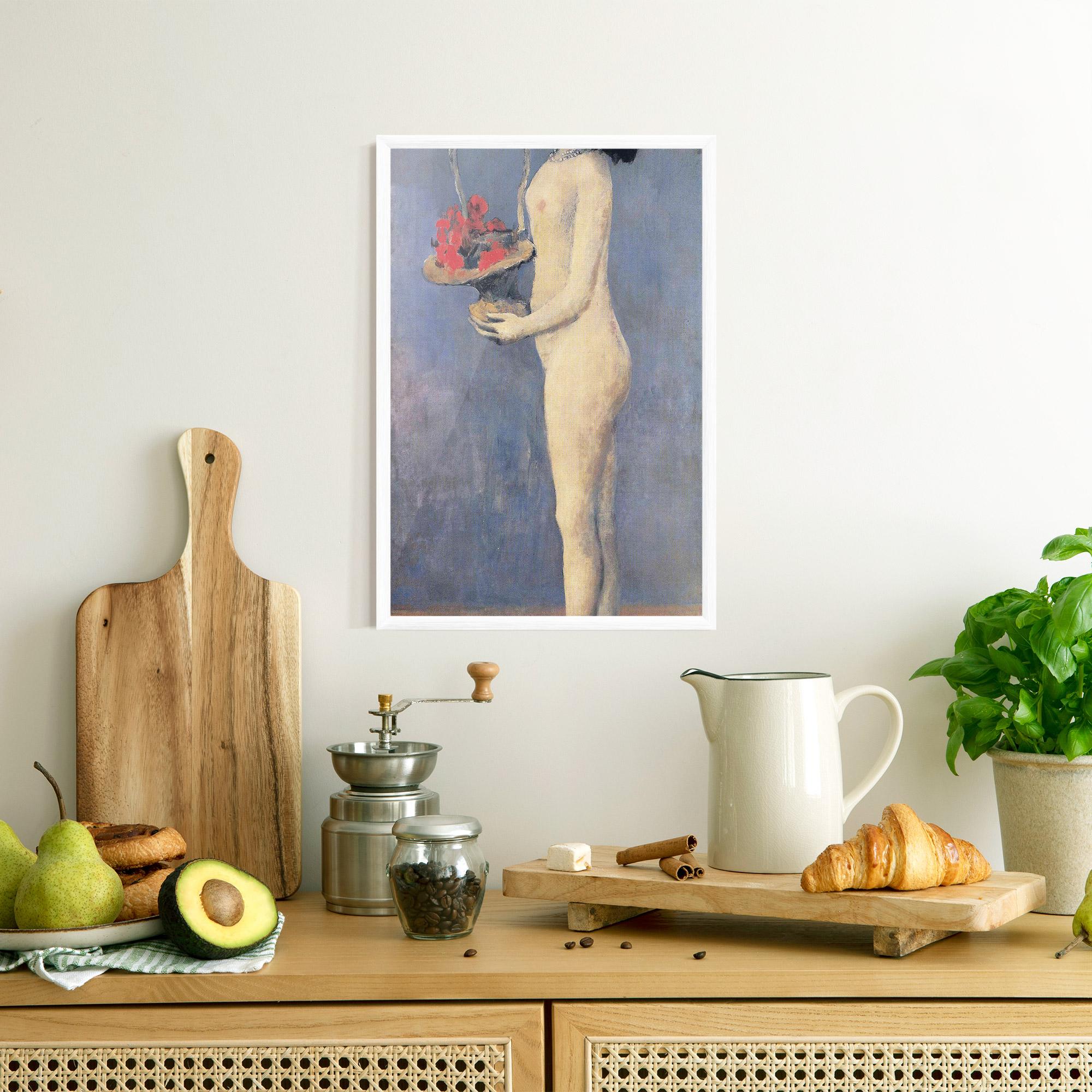 Poster Înrămat Le Panier Fleuri mockup 8