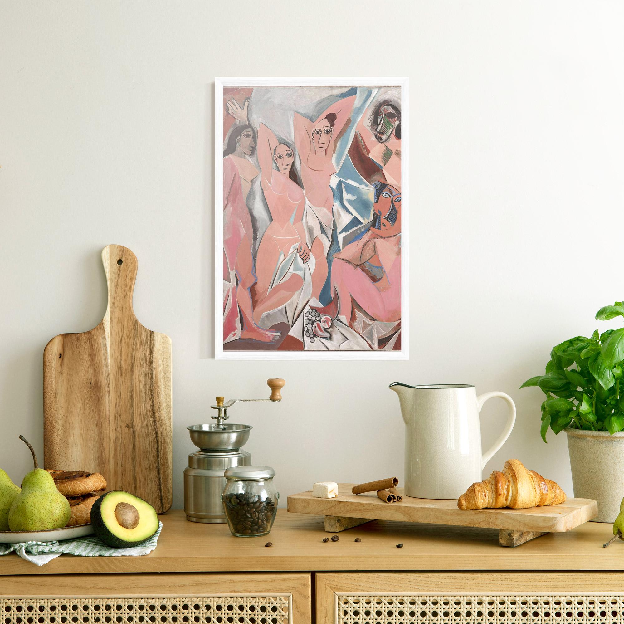 Poster Înrămat Les Demoiselles mockup 8