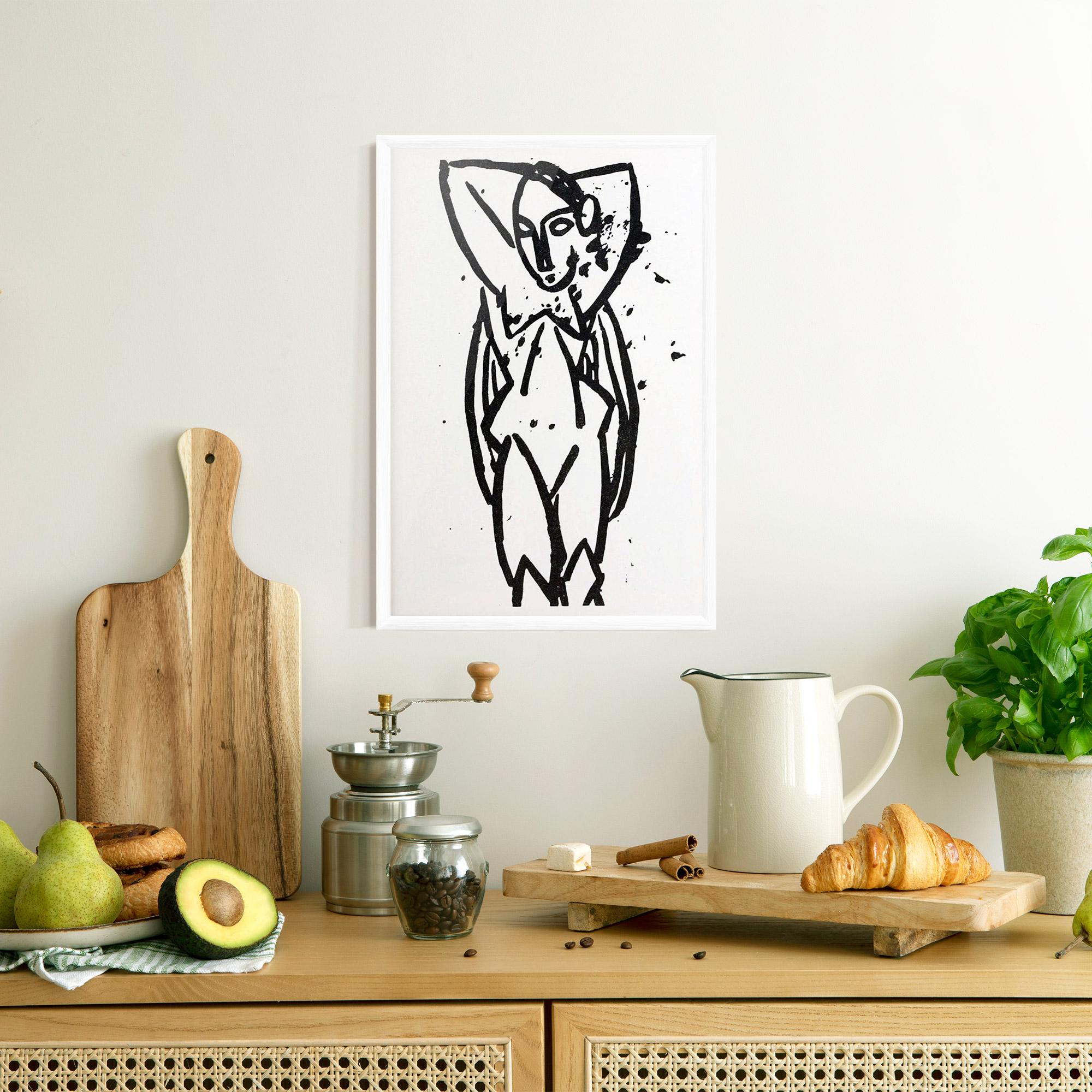 Poster Înrămat Nude mockup 8