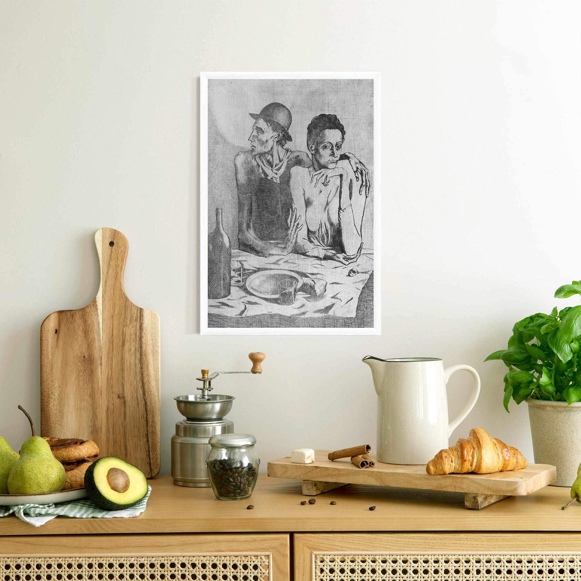 Poster Înrămat The Frugal Repast mockup 8