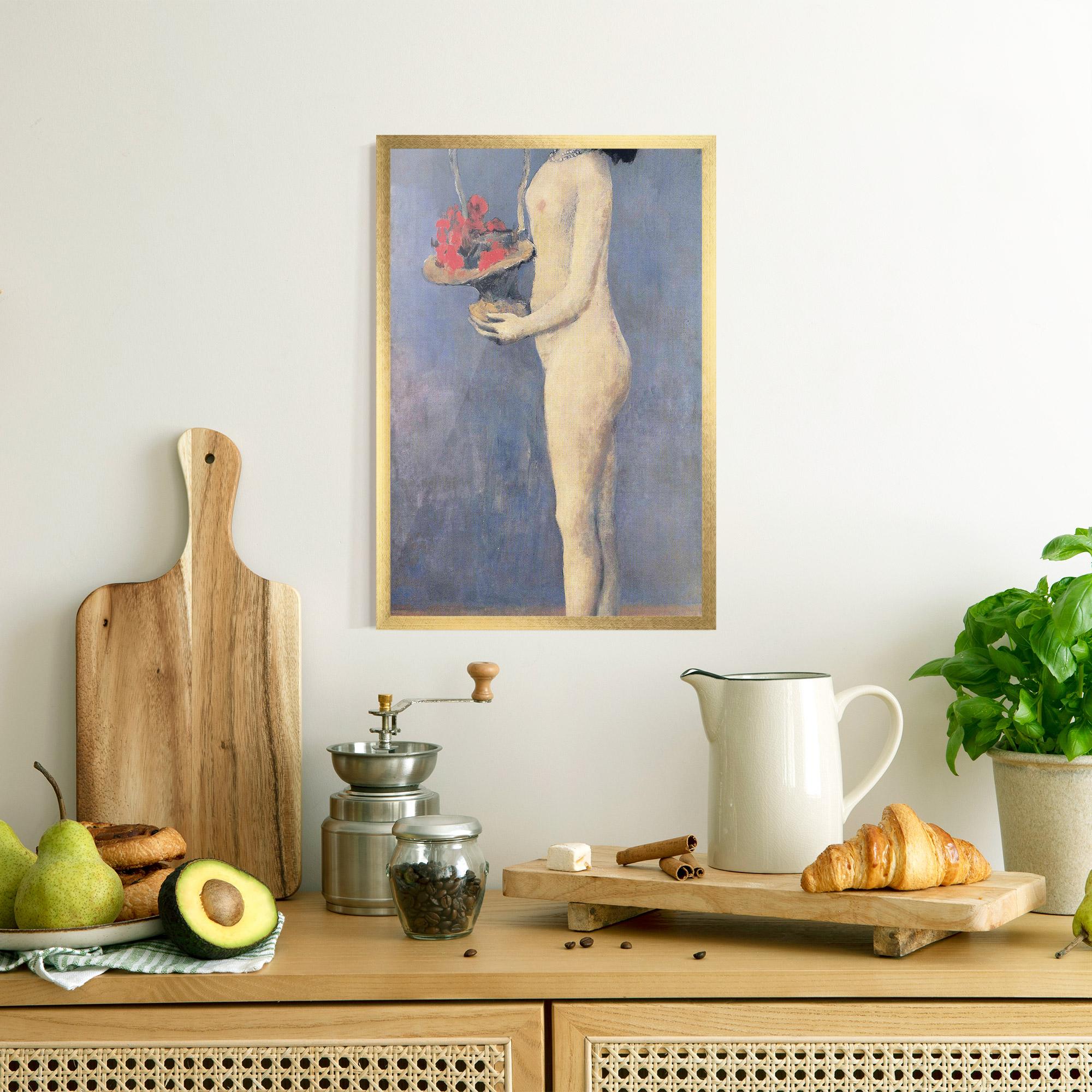 Poster Înrămat Le Panier Fleuri mockup 8