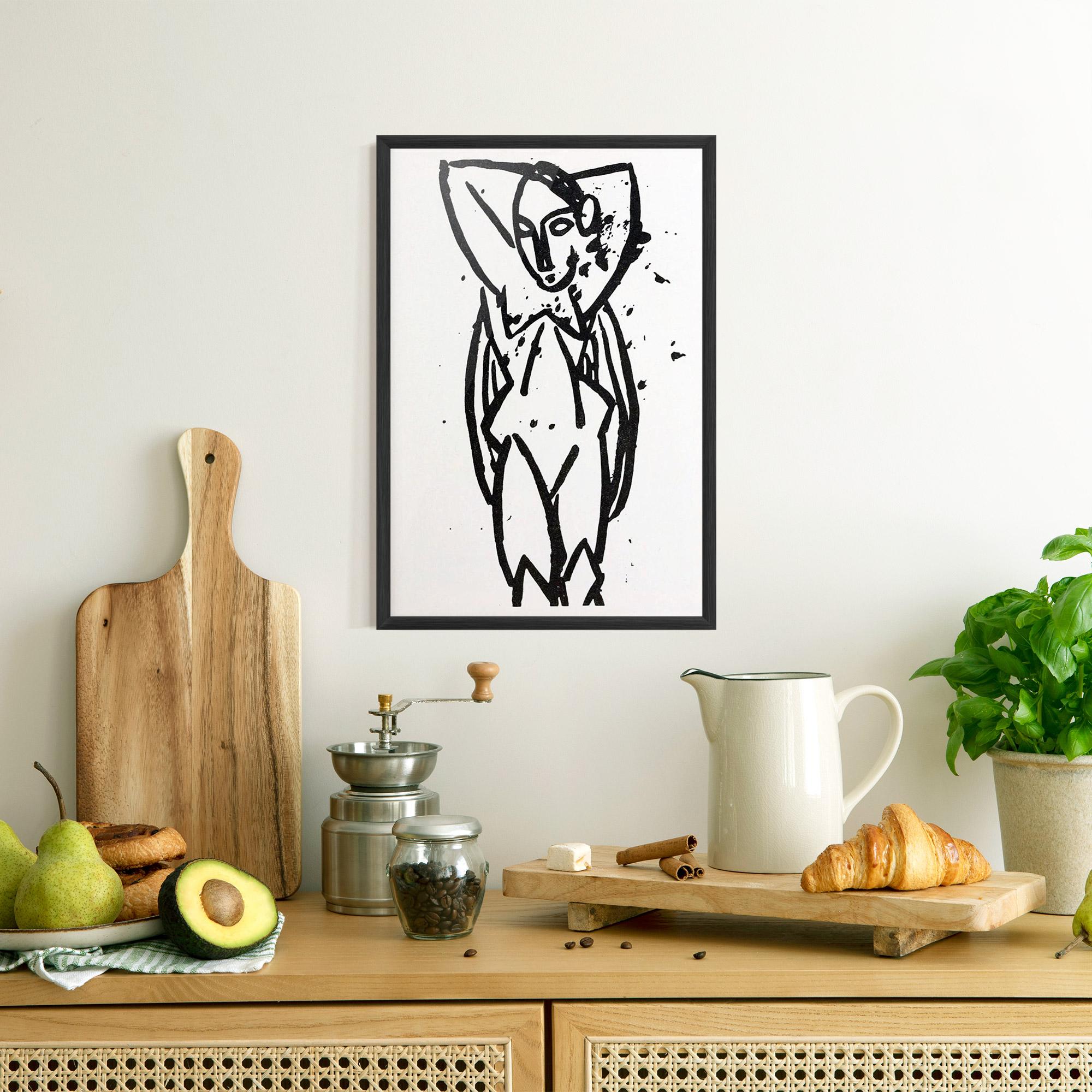 Poster Înrămat Nude mockup 8