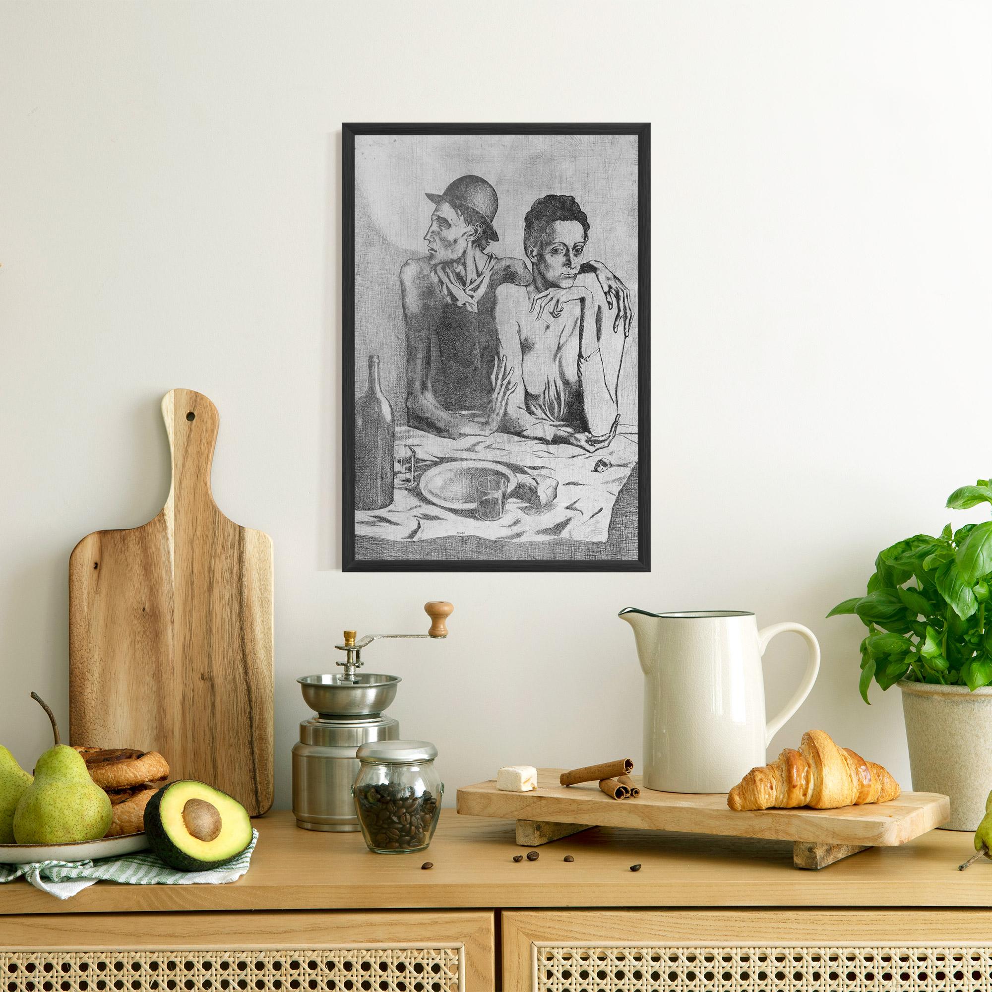 Poster Înrămat The Frugal Repast mockup 8