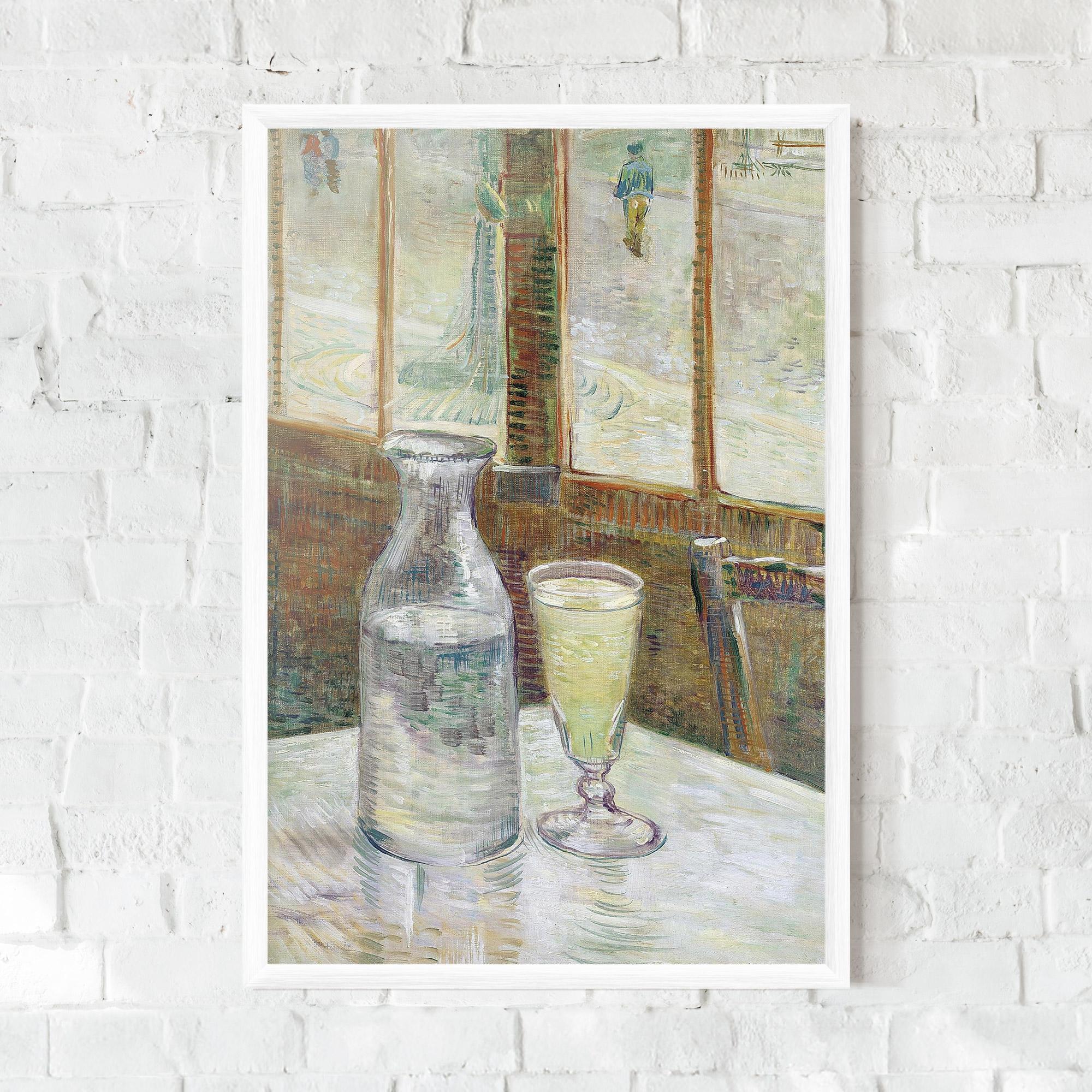 Poster Înrămat Cafetafel Met Absint mockup 0