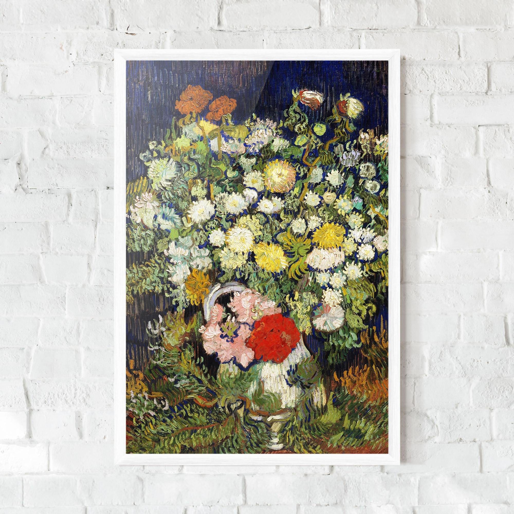 Poster Înrămat Flowers Van Gogh mockup 0