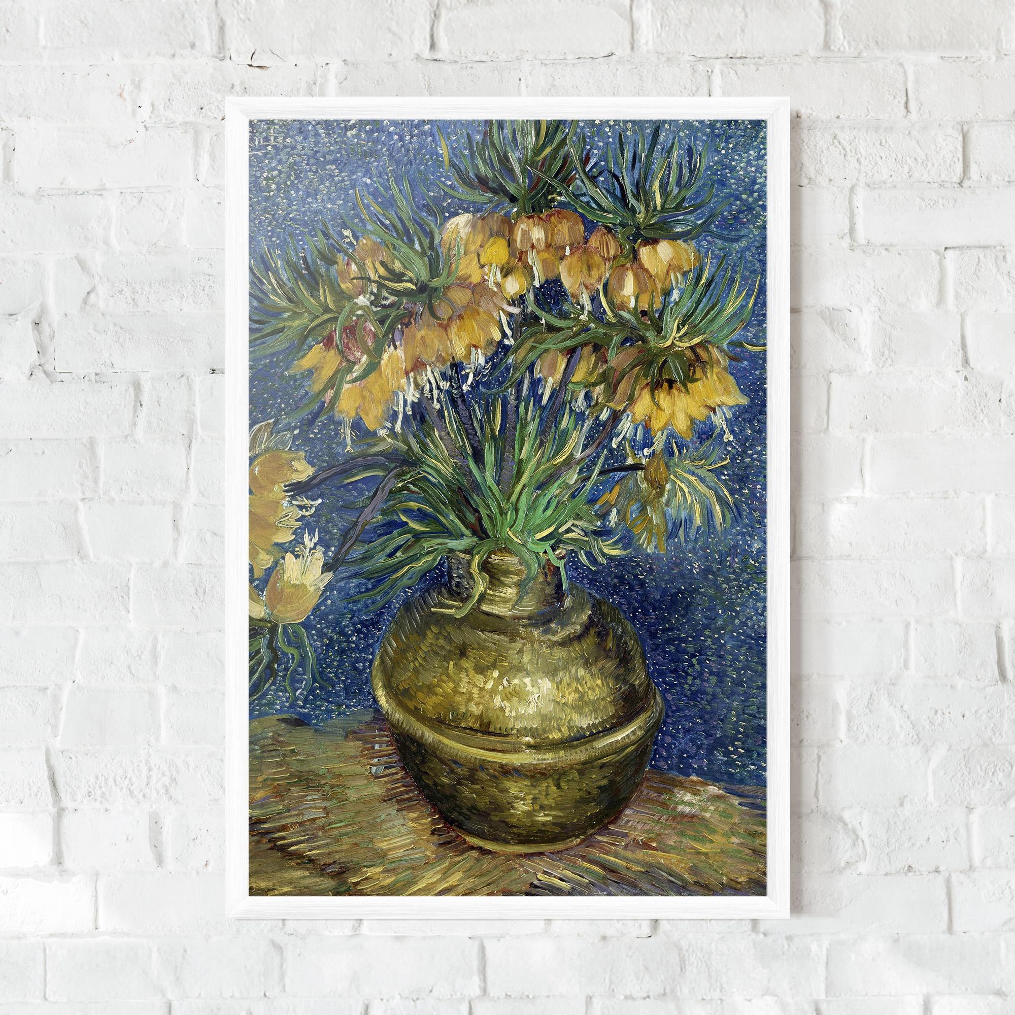 Poster Înrămat Imperial Fritillaries Art mockup 0