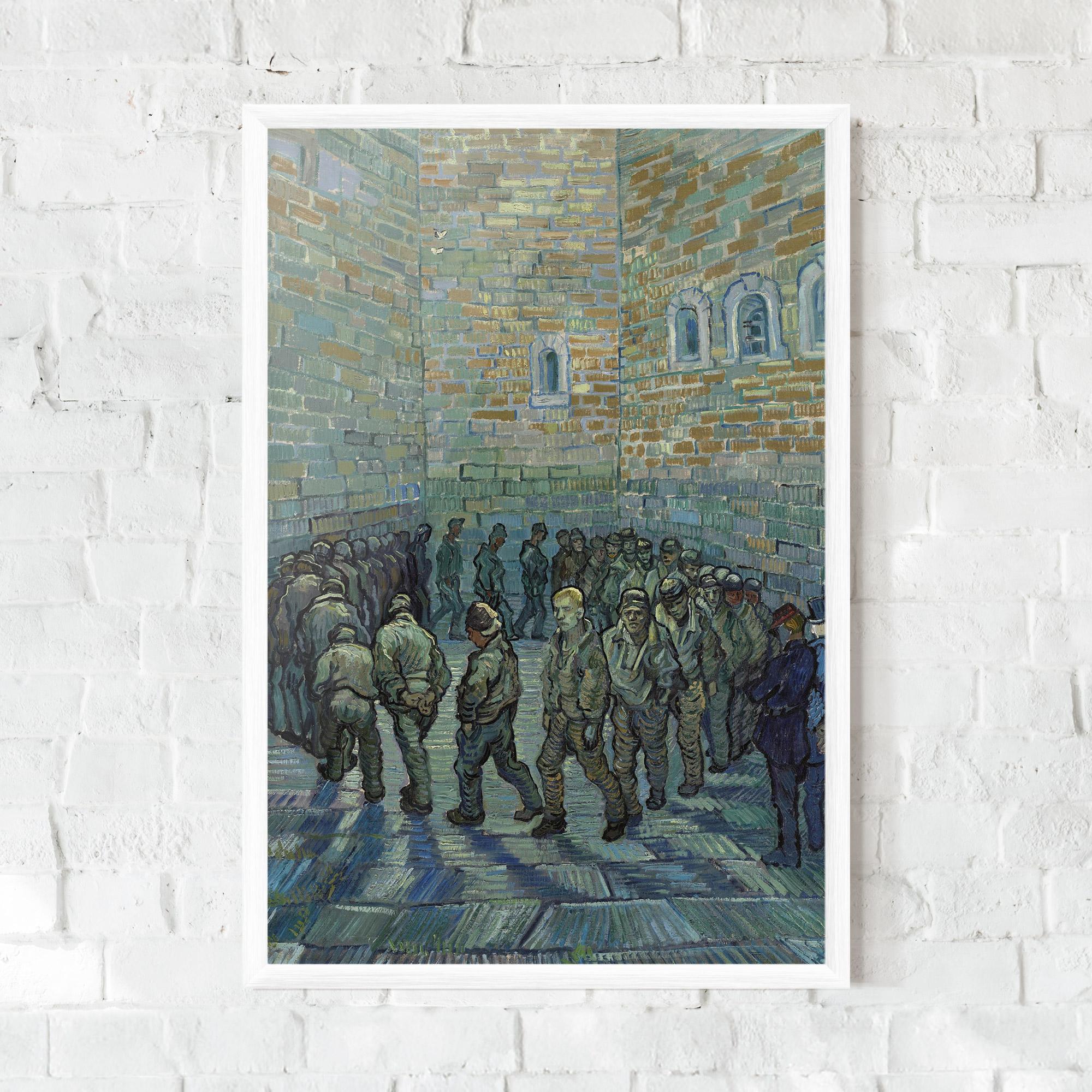 Poster Înrămat Prisoners Exercising mockup 0