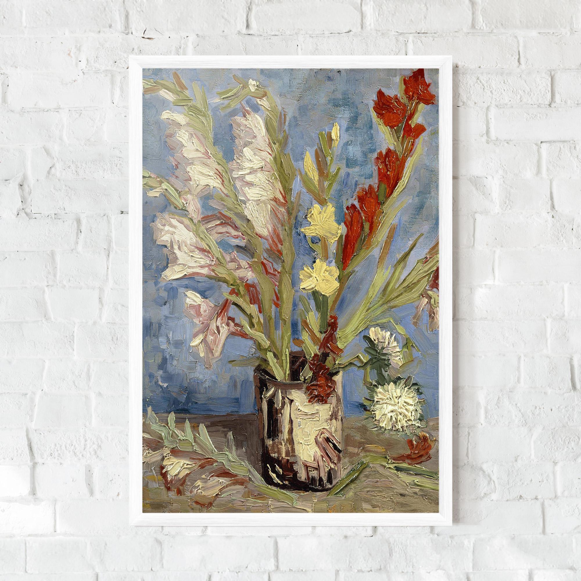 Poster Înrămat Tuingladiolen mockup 0