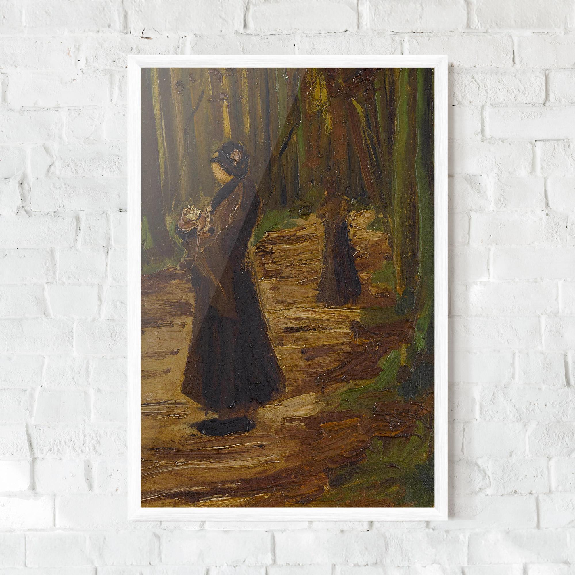 Poster Înrămat Women In Wood mockup 0