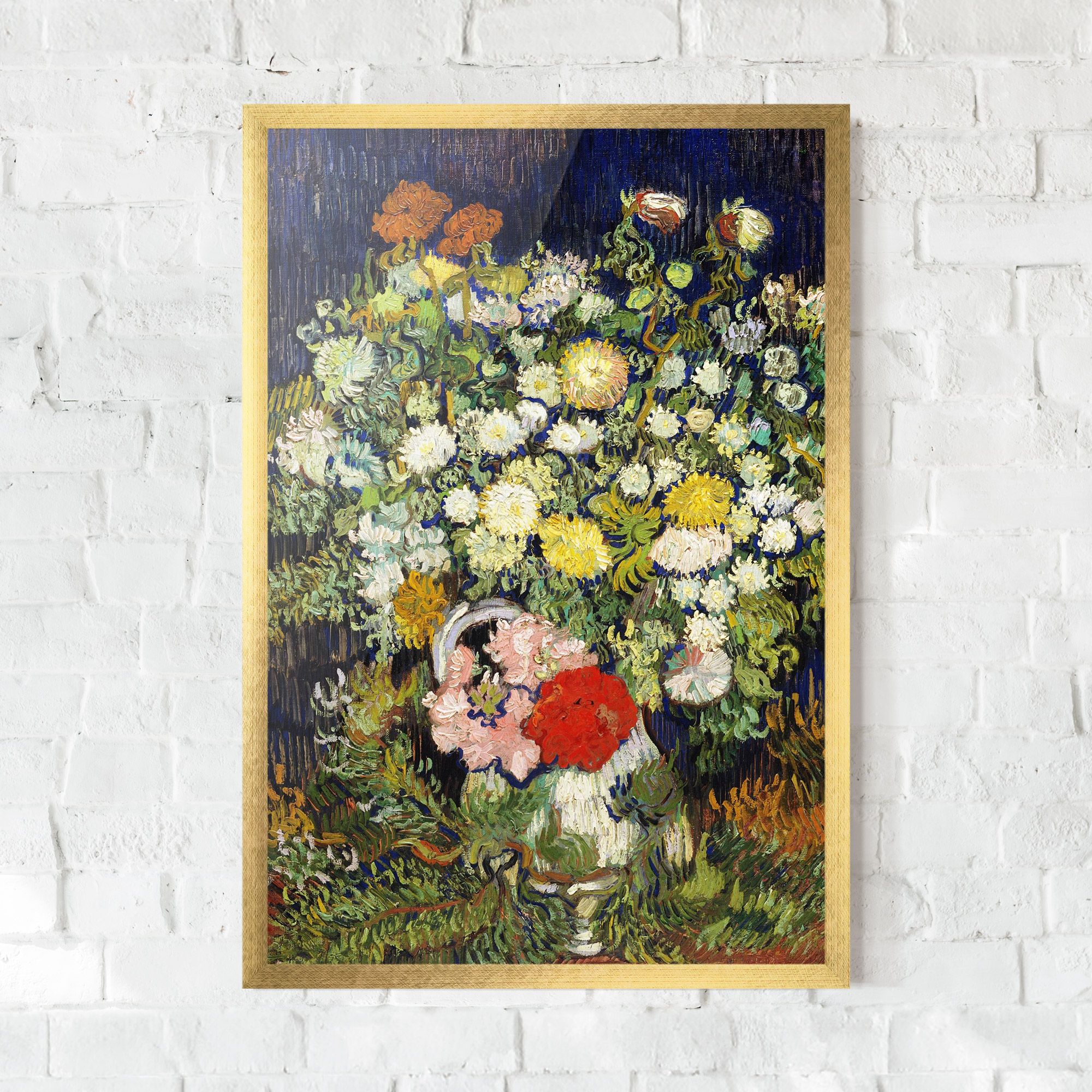 Flowers Van Gogh mockup 0