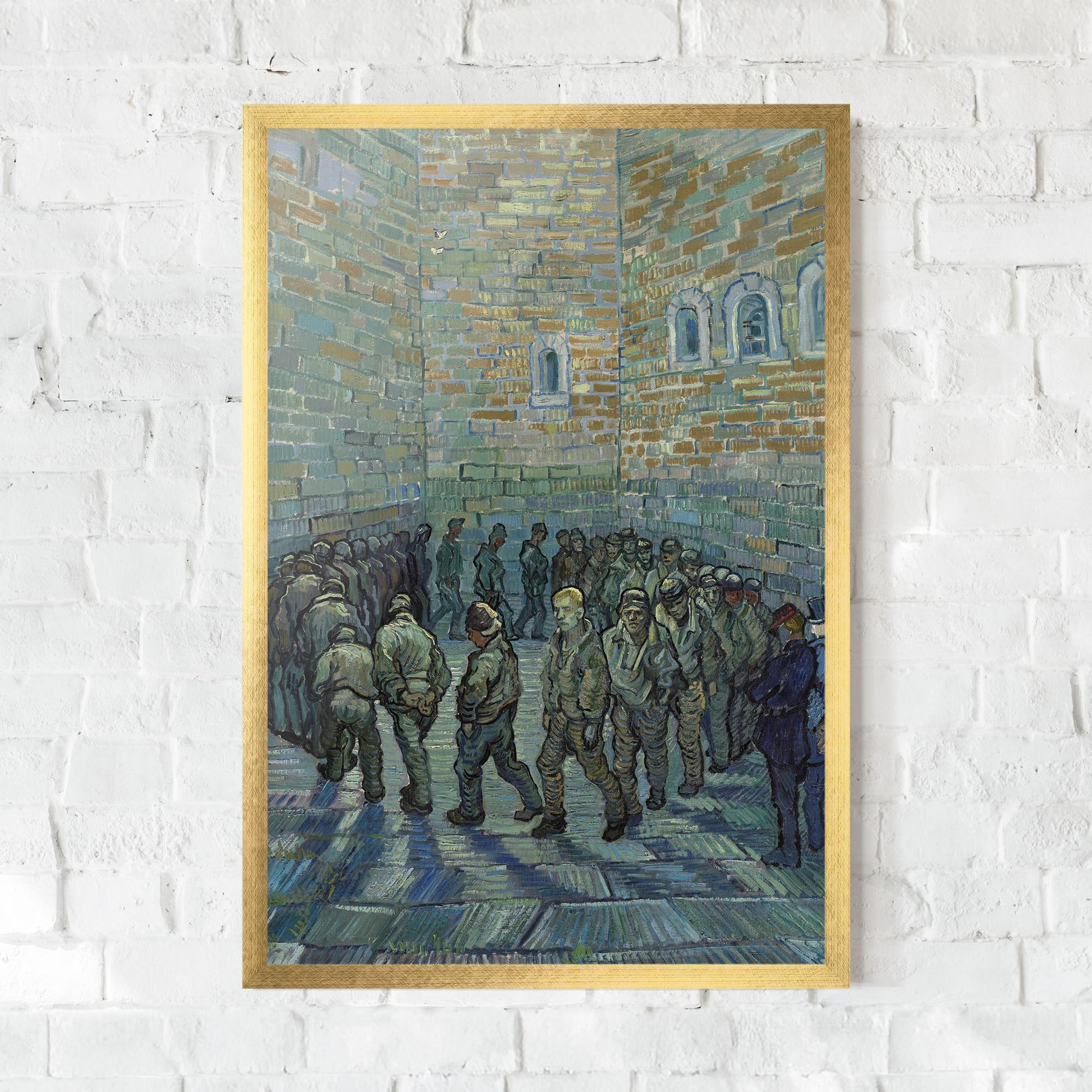 Poster Înrămat Prisoners Exercising mockup 0