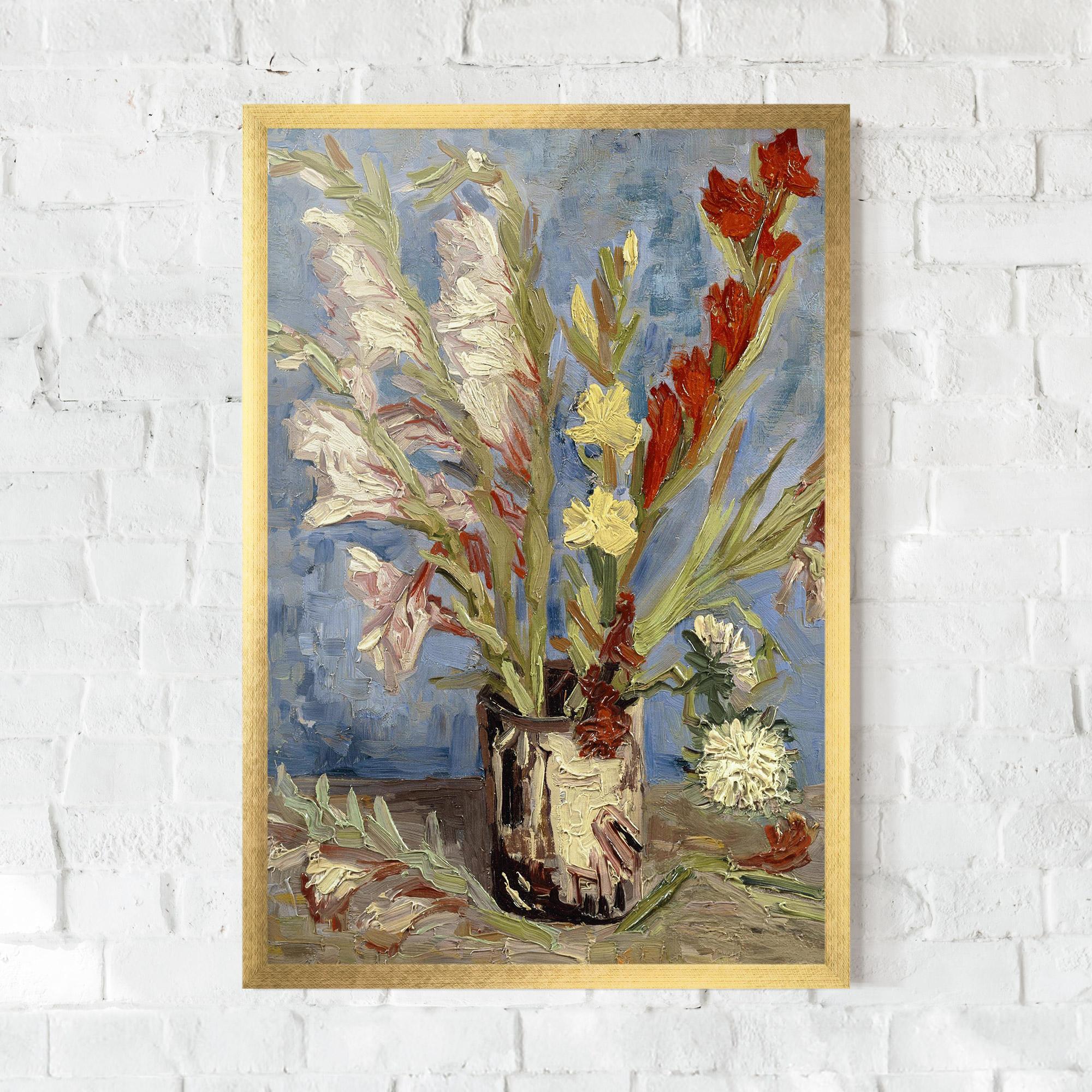 Poster Înrămat Tuingladiolen mockup 0