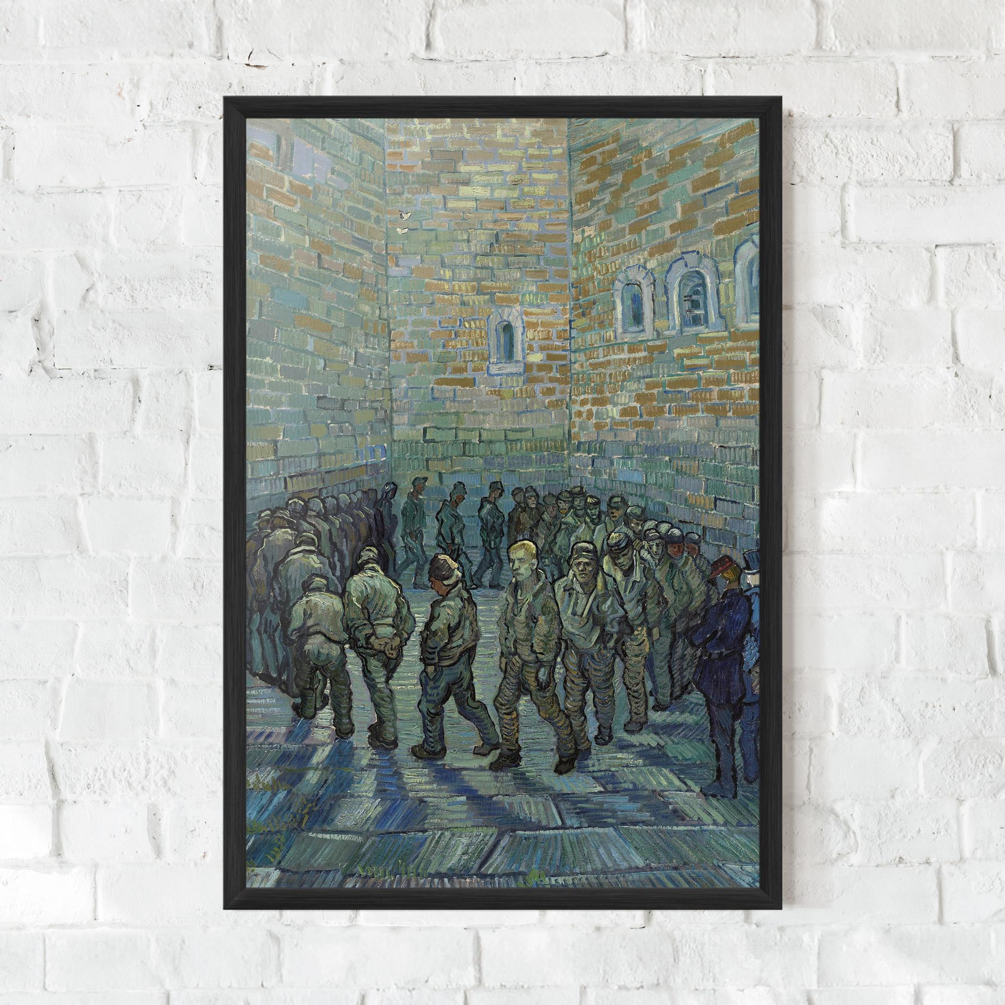 Poster Înrămat Prisoners Exercising mockup 0