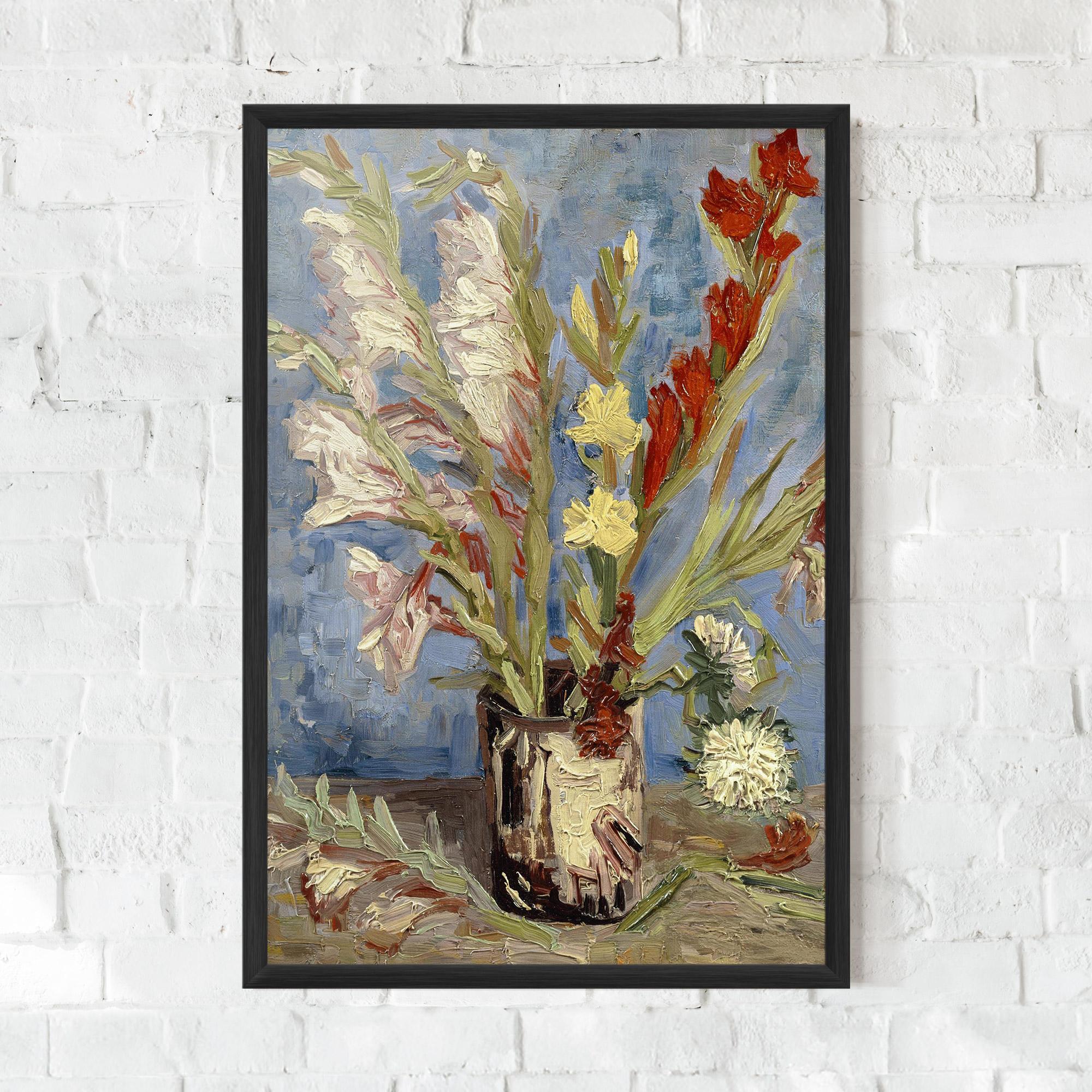 Poster Înrămat Tuingladiolen mockup 0