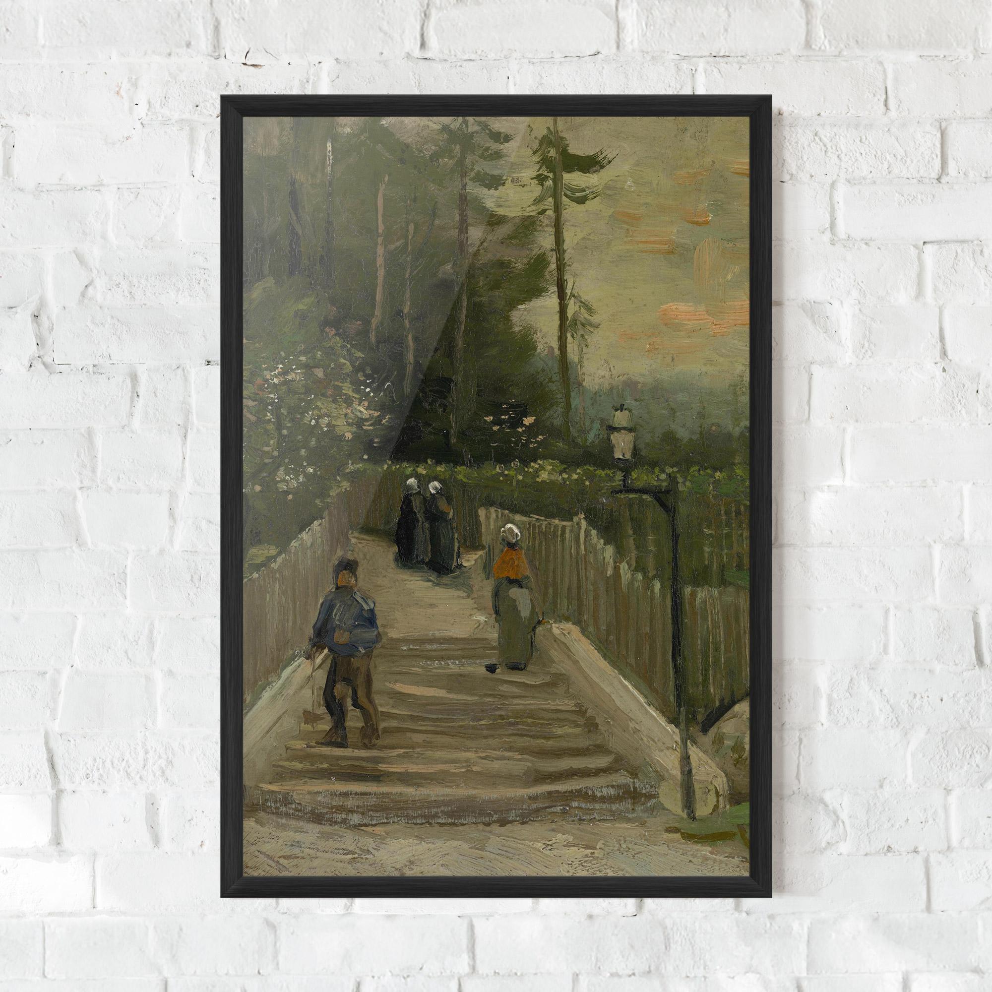 Poster Înrămat Weg Te Montmartre mockup 0