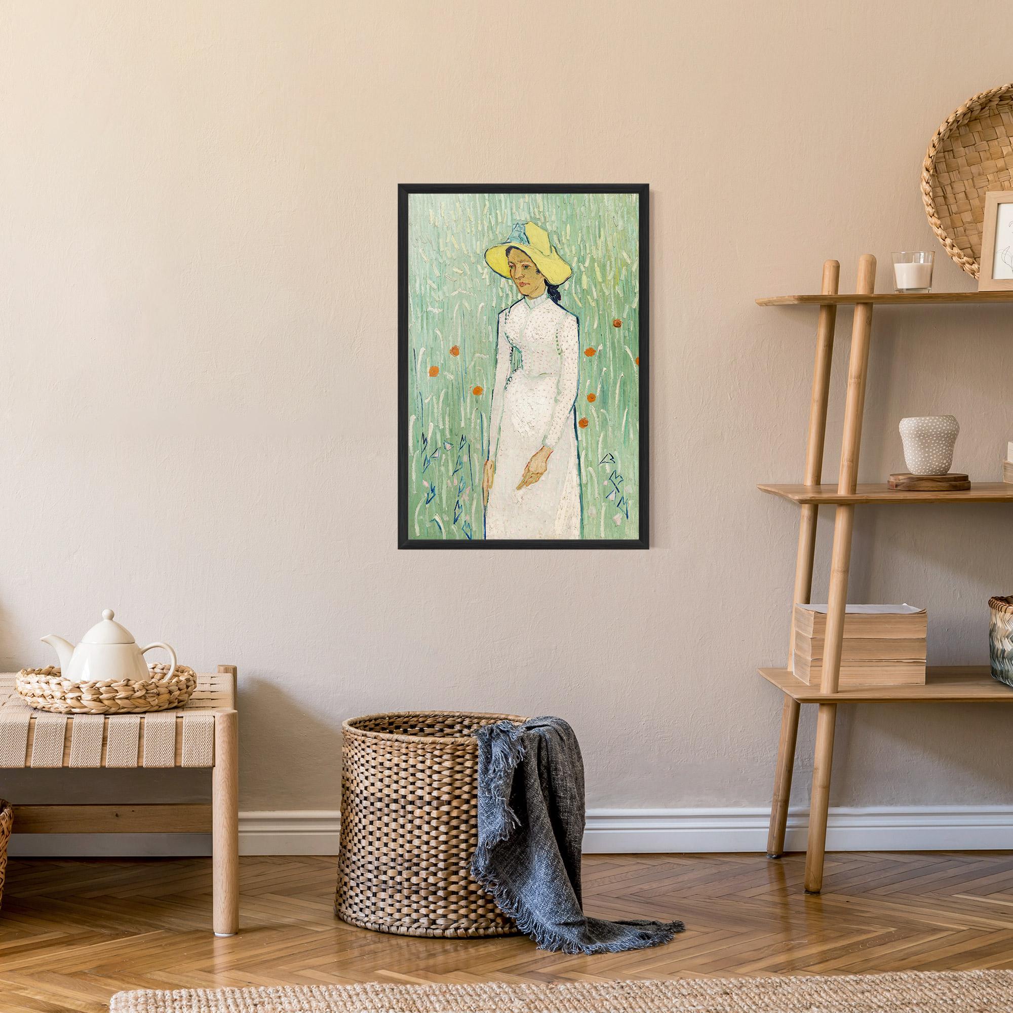 Poster Înrămat Girl In White mockup 9