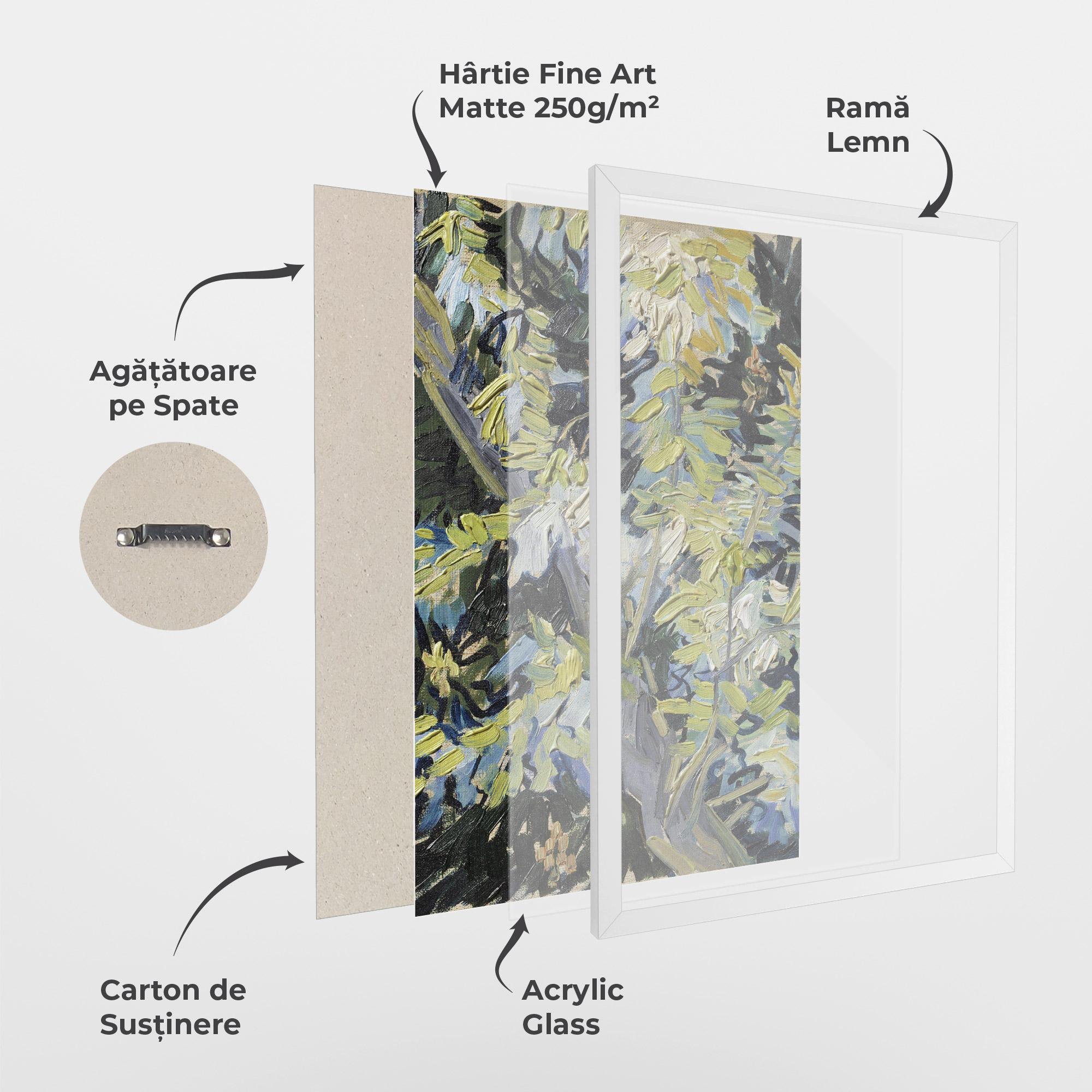 Poster Înrămat Blossoming Branches mockup 1