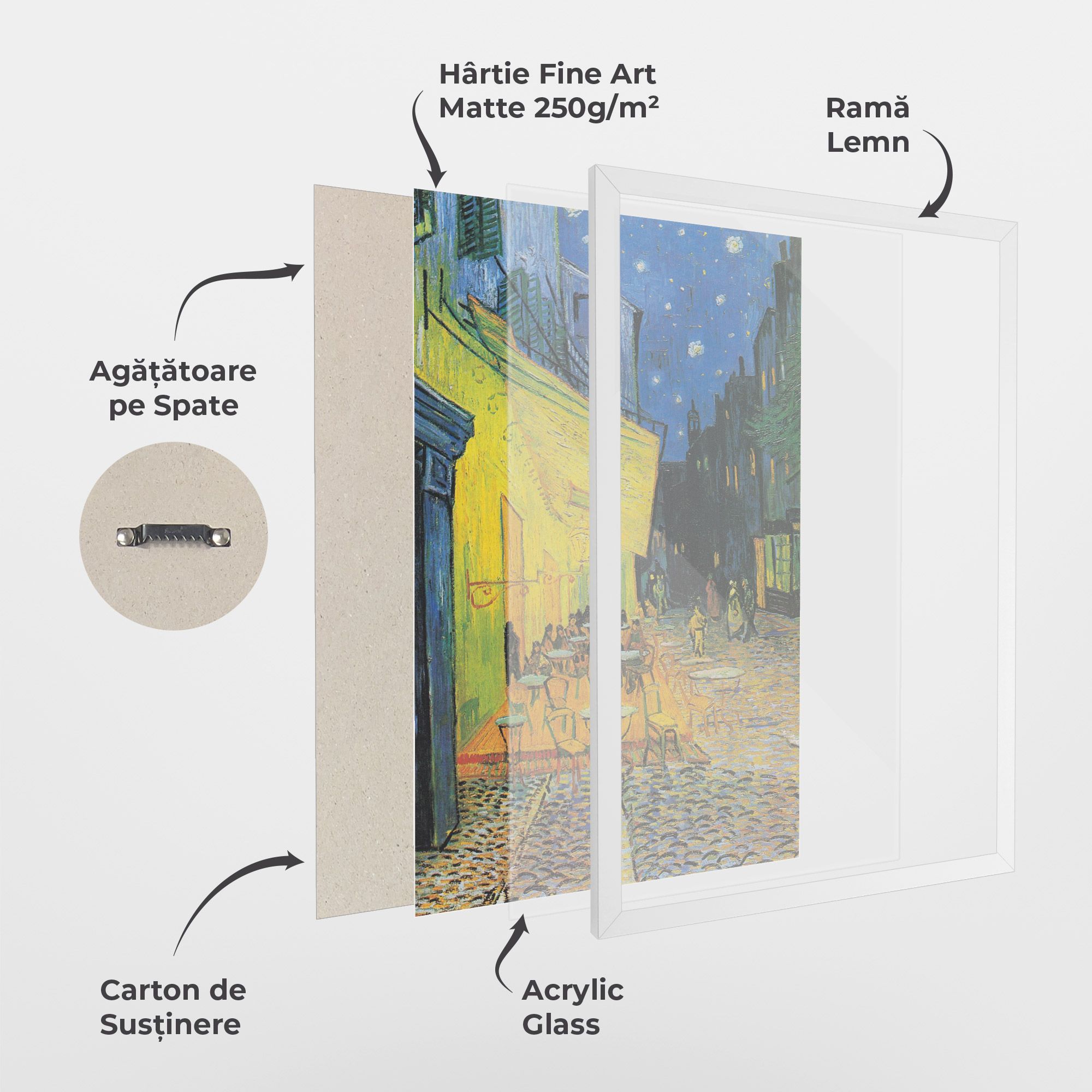 Cafe Terrace At Night mockup 1