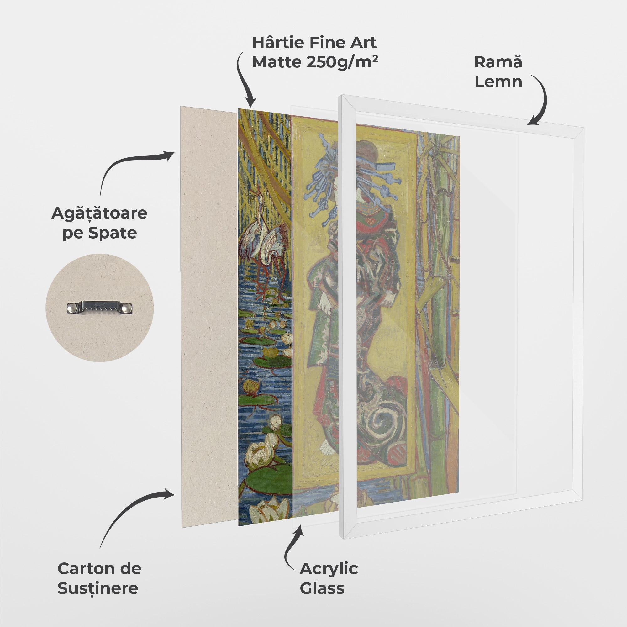 Poster Înrămat Courtisane mockup 1