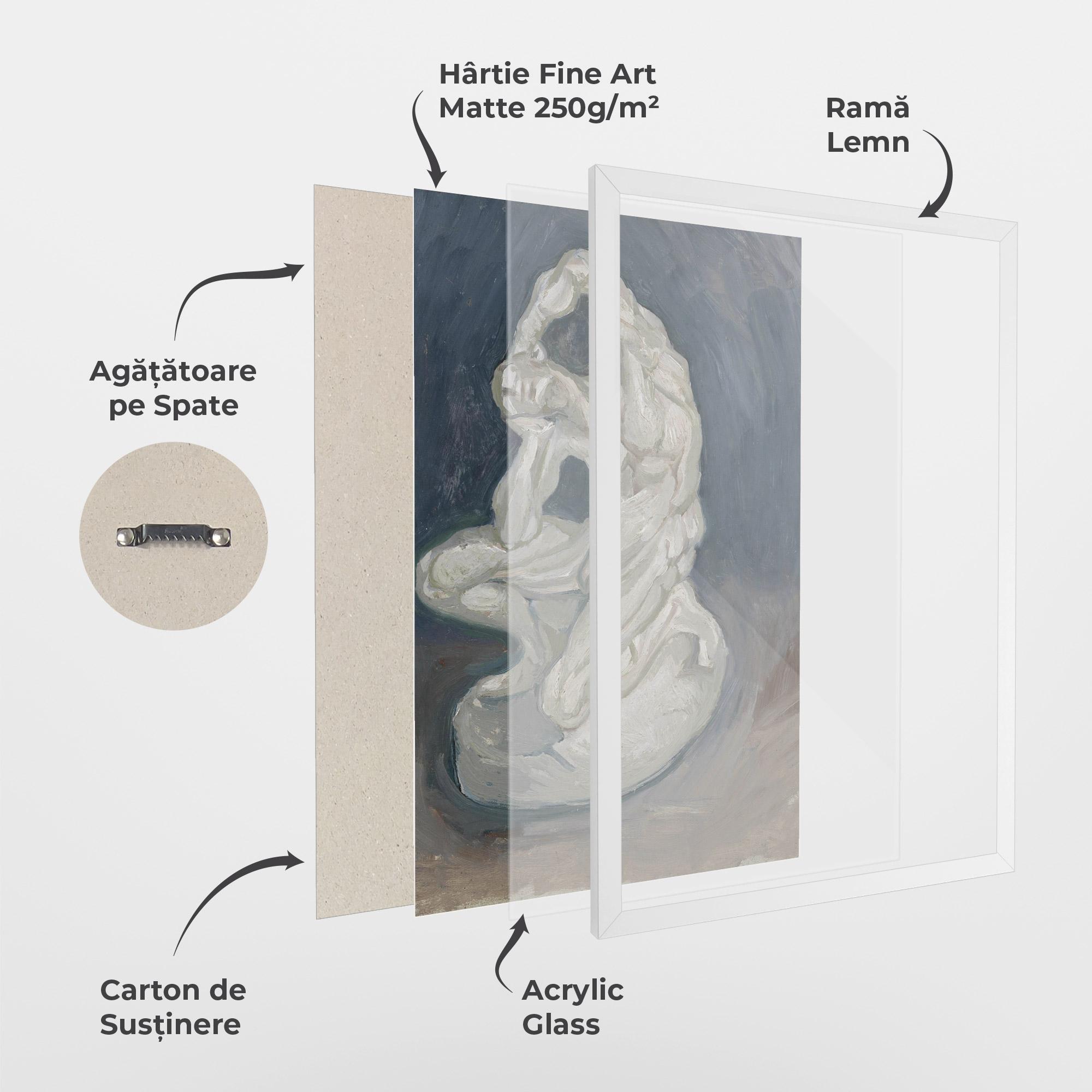 Poster Înrămat Geknielde Spierman mockup 1