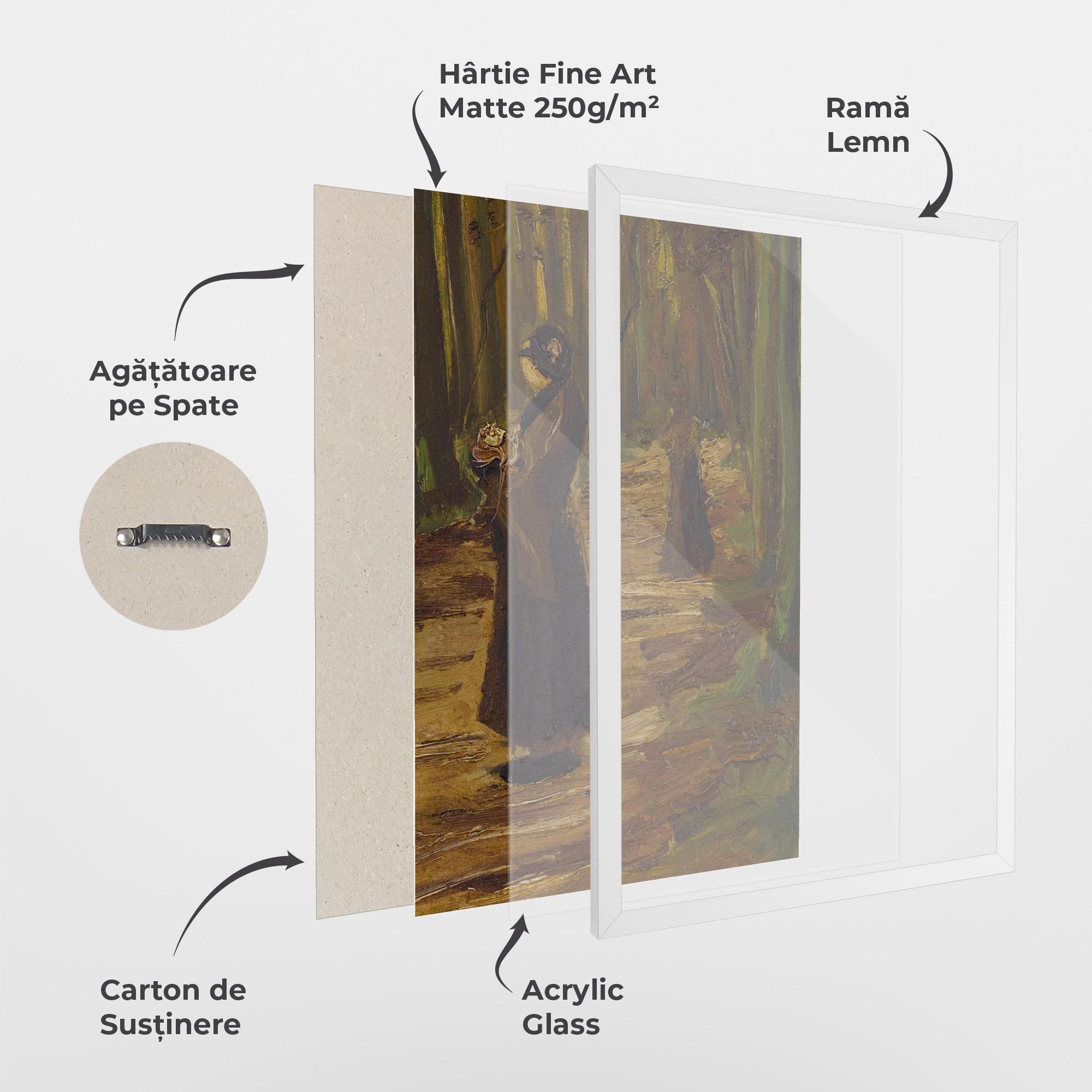 Poster Înrămat Women In Wood mockup 1