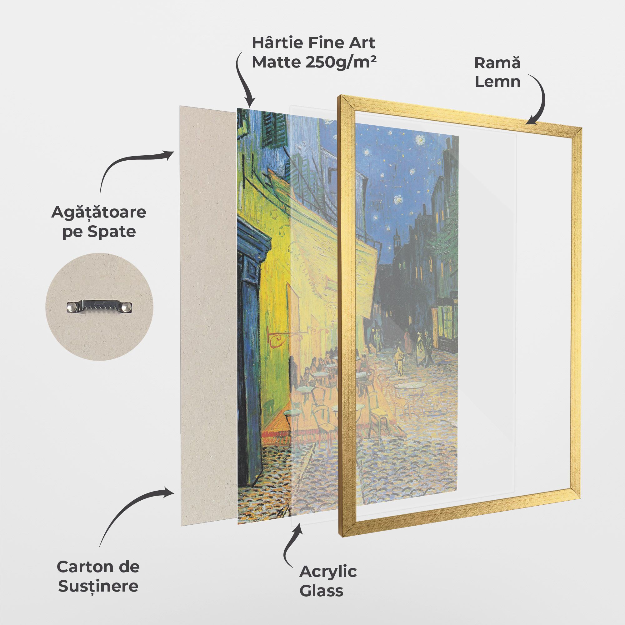 Cafe Terrace At Night mockup 1