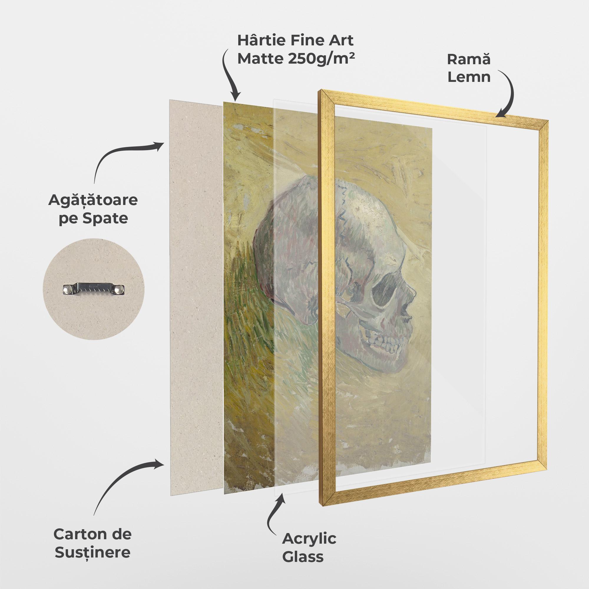 Poster Înrămat Schedel mockup 1