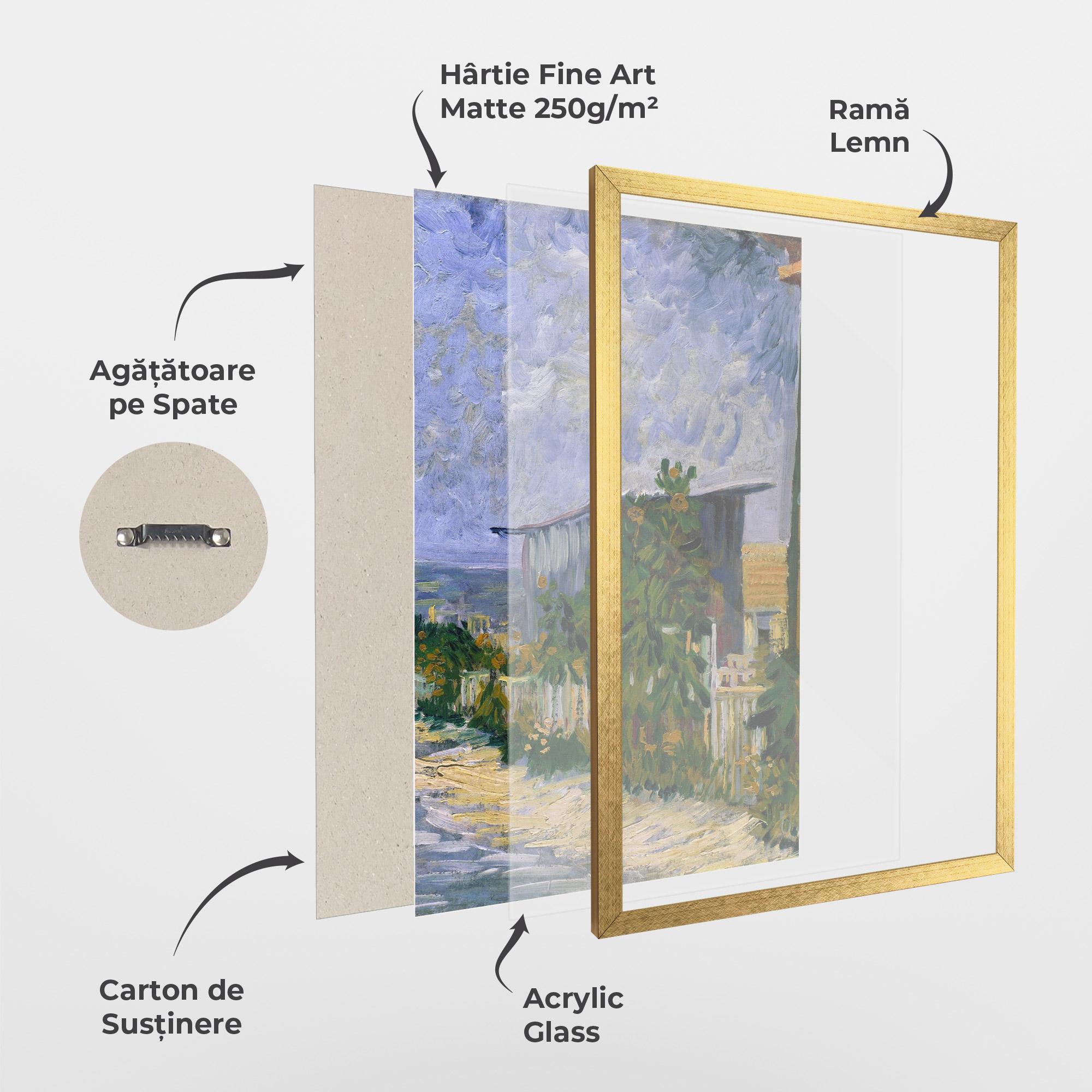 Poster Înrămat Shelter On Montmartre mockup 1