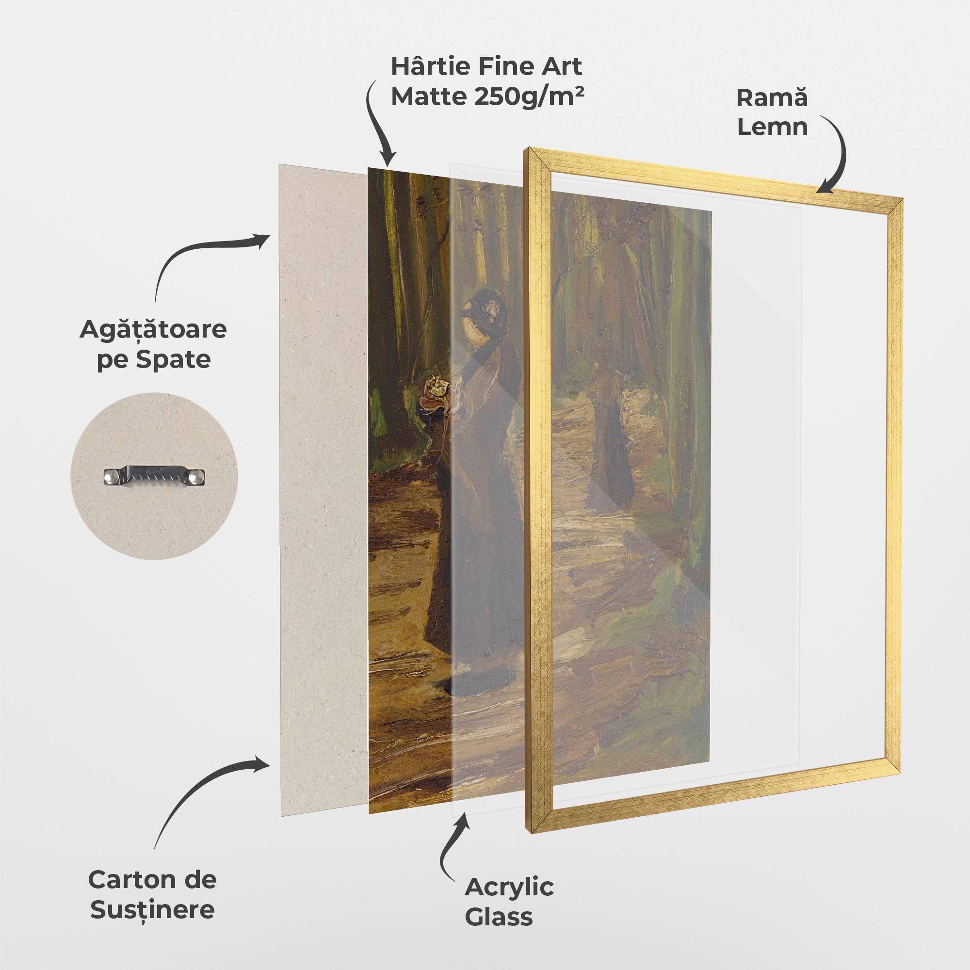 Poster Înrămat Women In Wood mockup 1