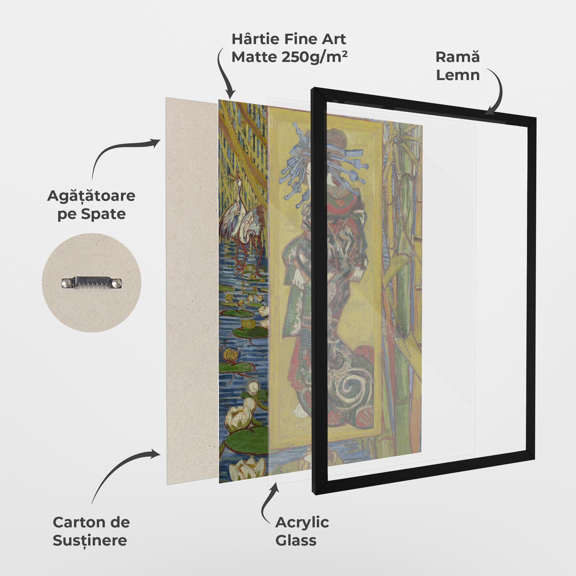 Poster Înrămat Courtisane mockup 1