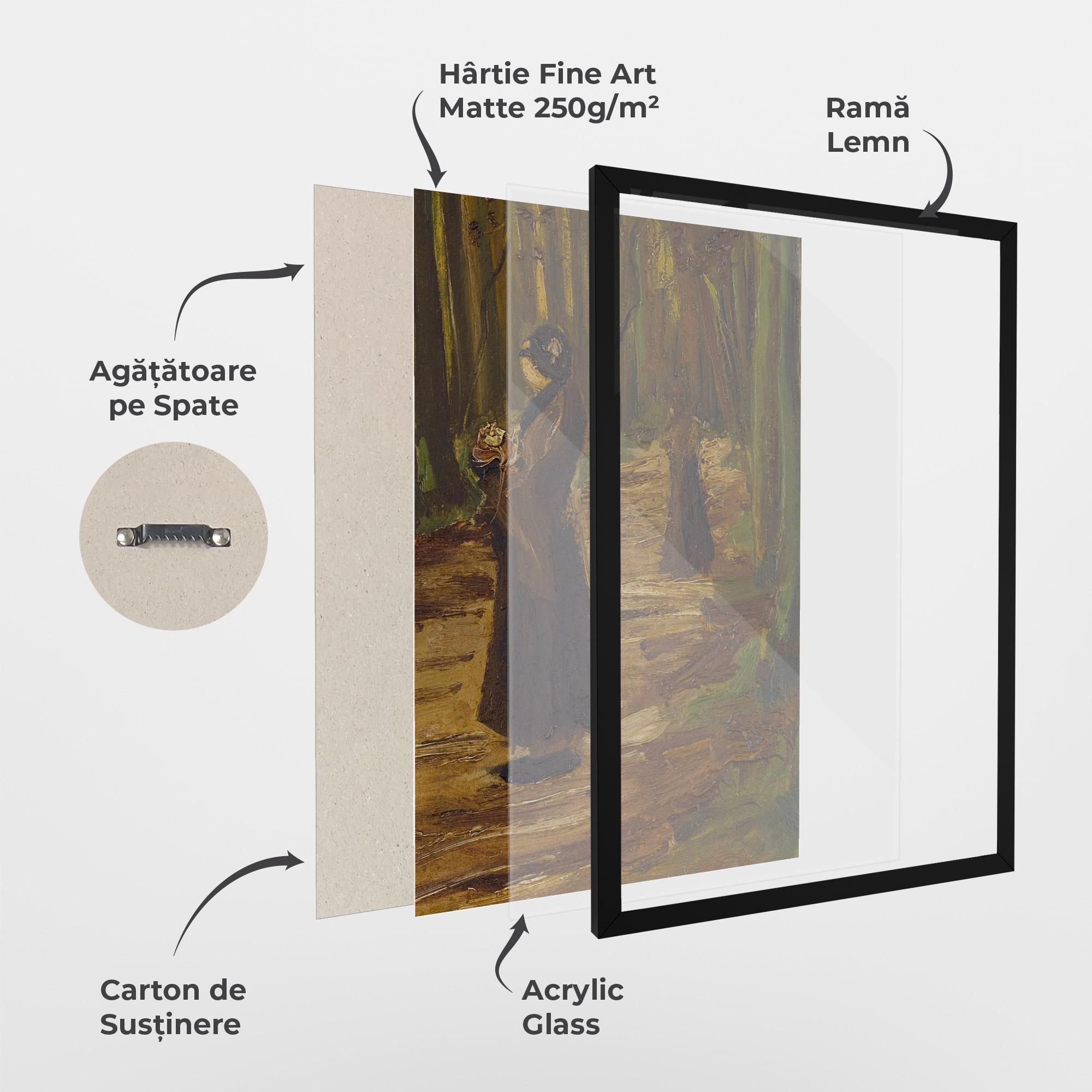 Poster Înrămat Women In Wood mockup 1