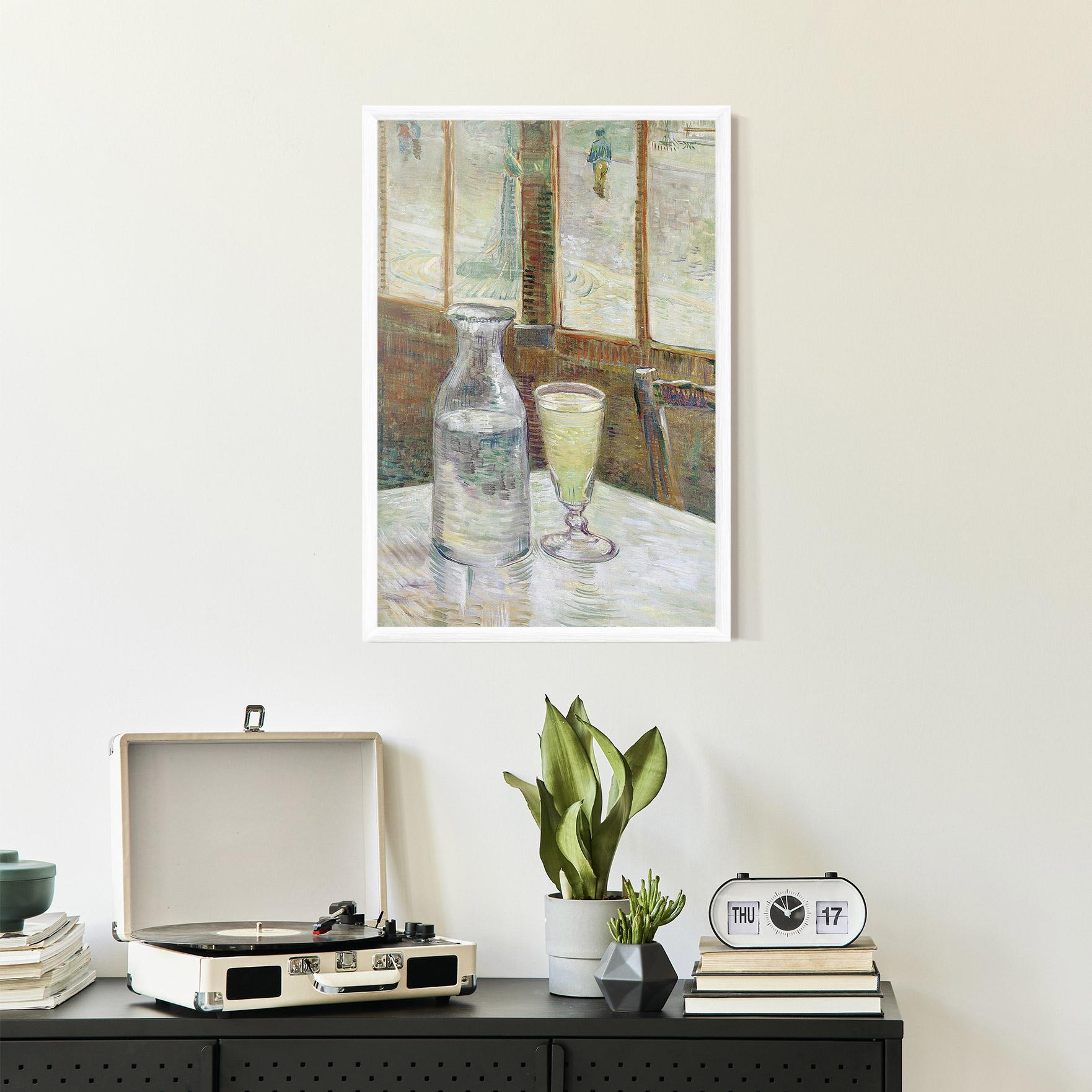 Poster Înrămat Cafetafel Met Absint mockup 2